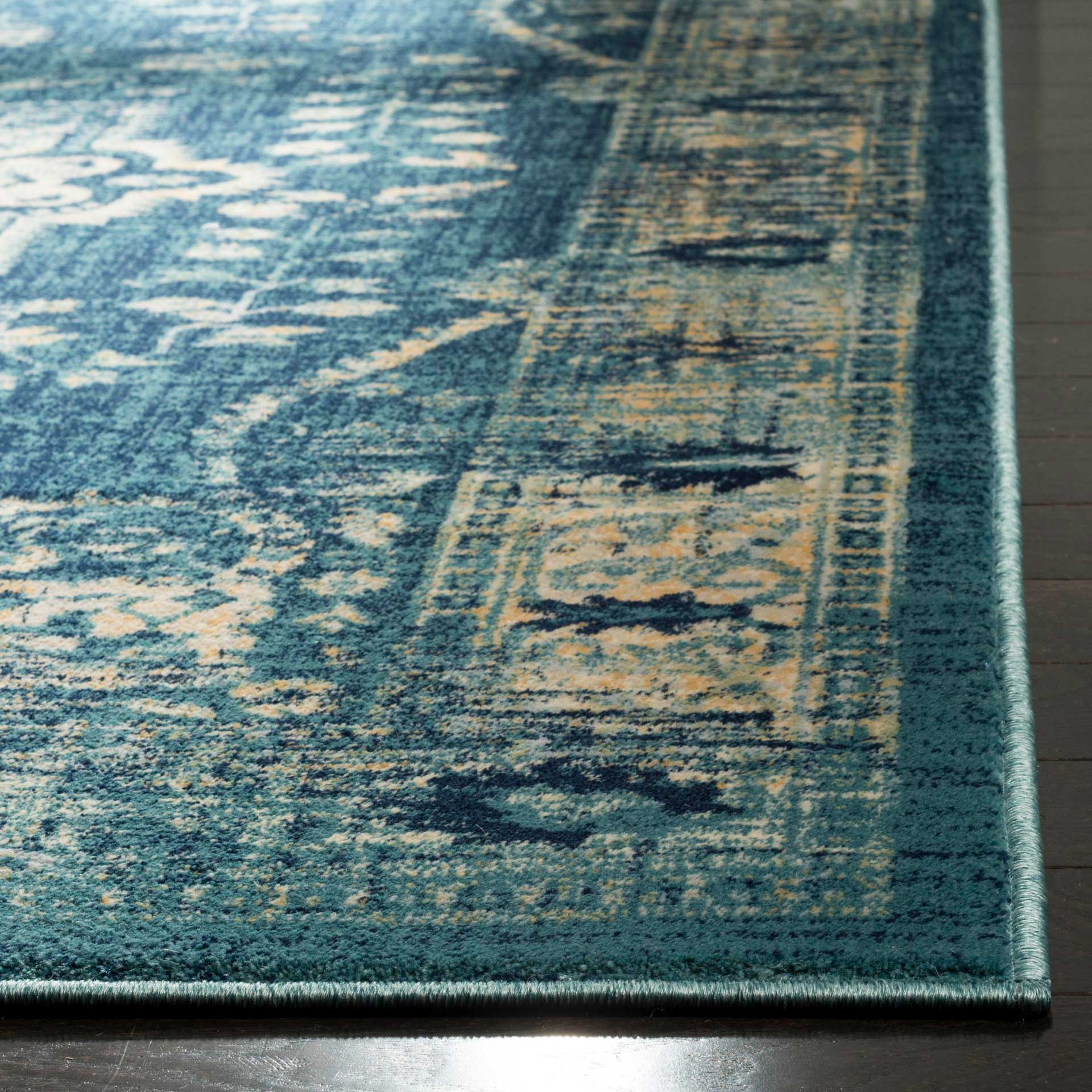 Evoke Navy/Gold Area Rug - Image 4