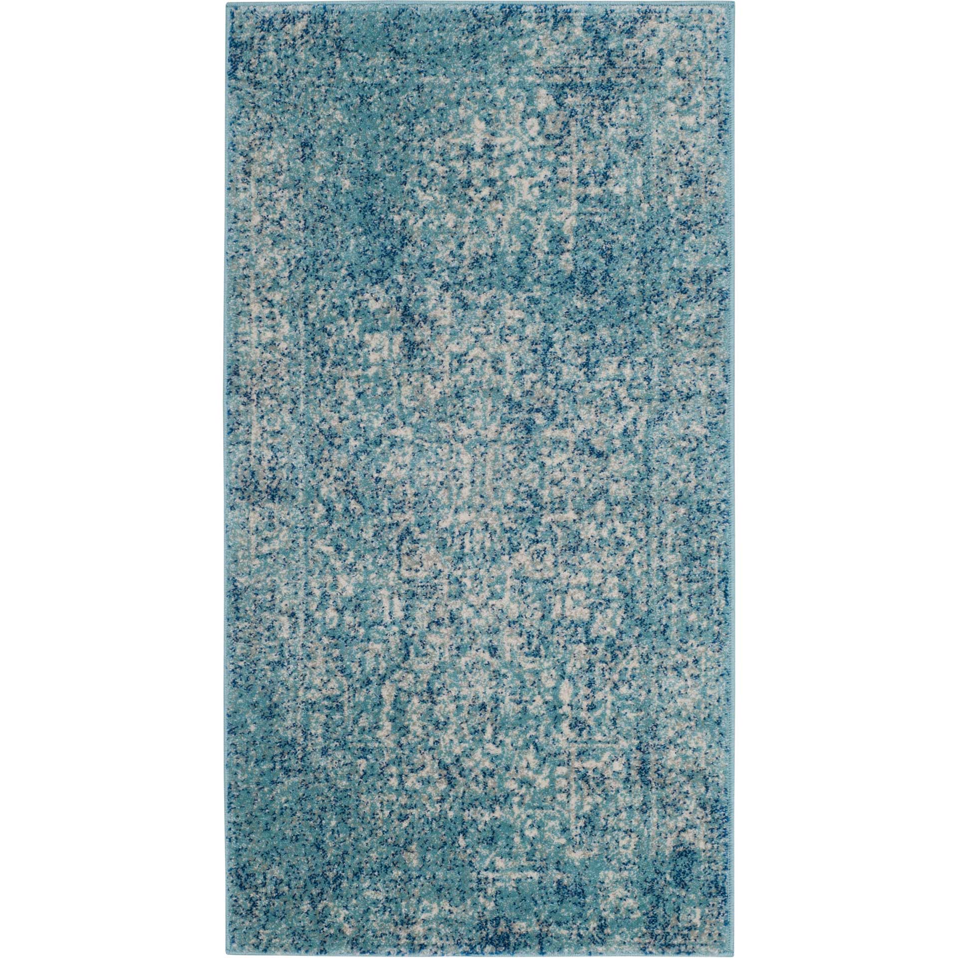 Evoke Oriental Blue/Ivory Area Rug - Image 5
