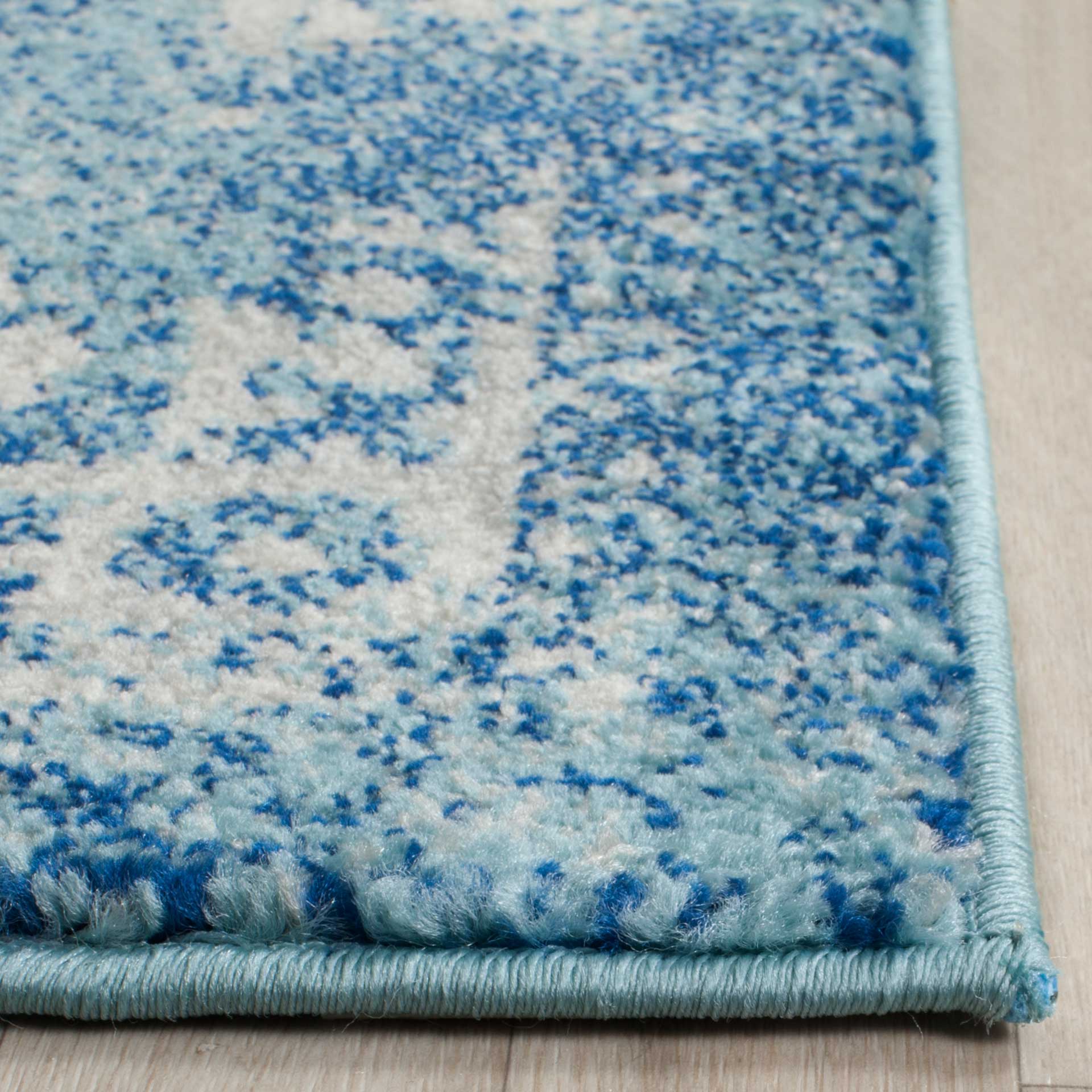 Evoke Oriental Blue/Ivory Area Rug - Image 6