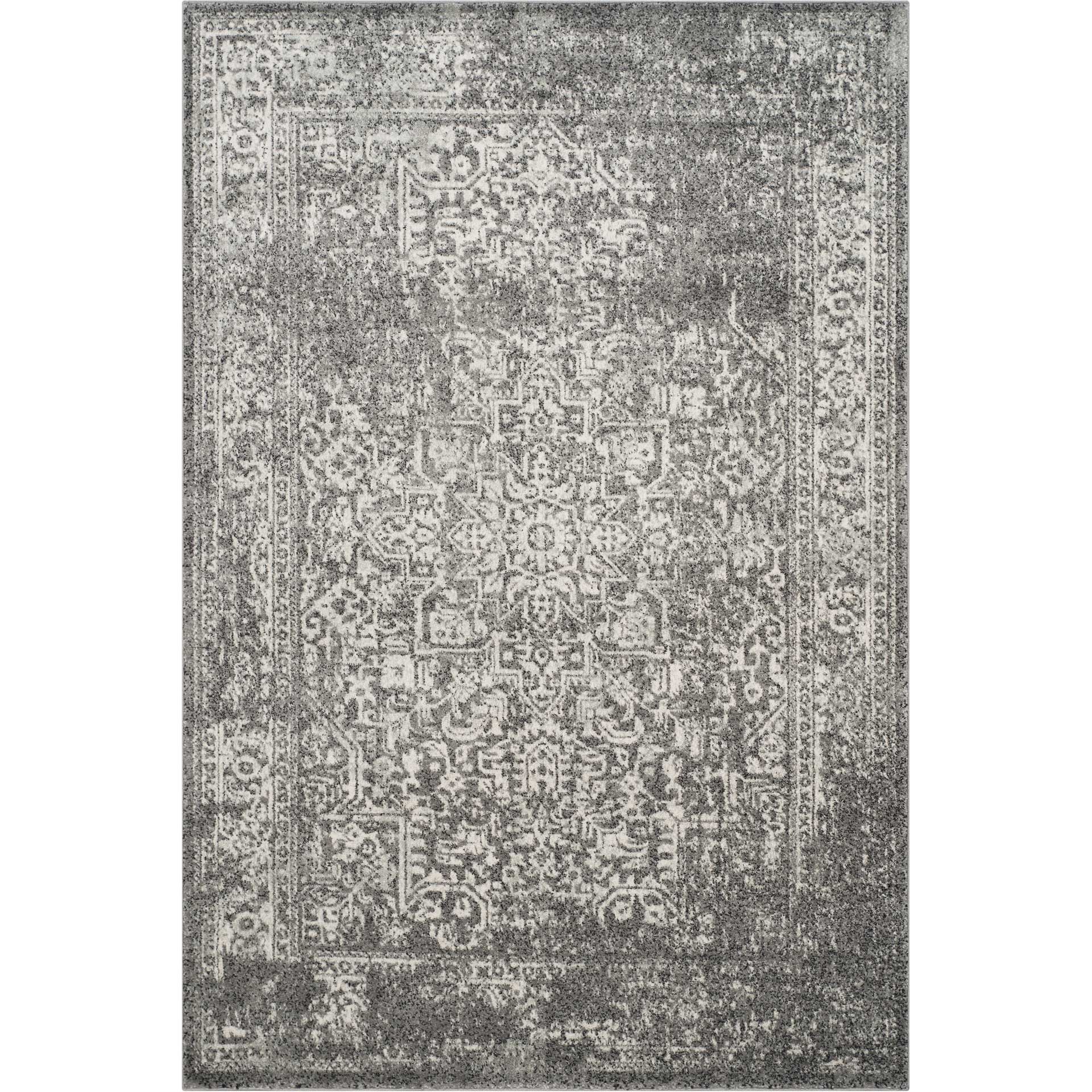 Evoke Oriental Gray/Ivory Area Rug - Image 3