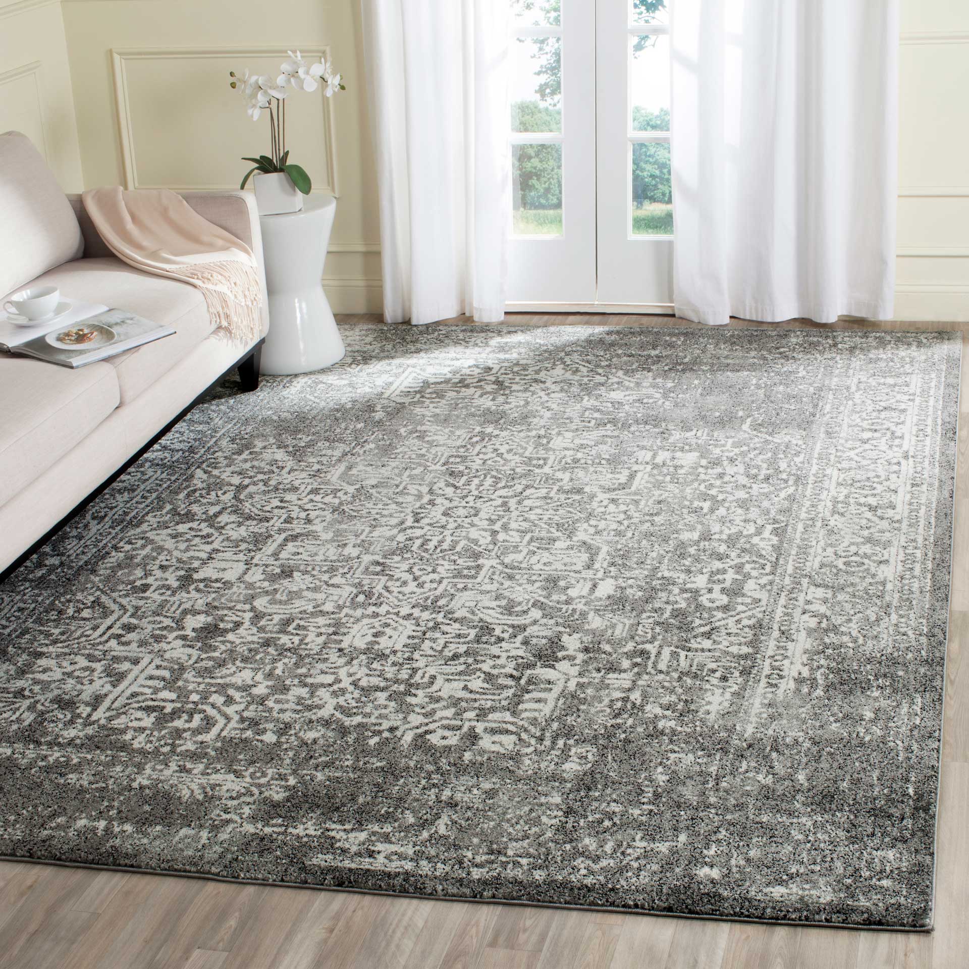 Evoke Oriental Gray/Ivory Area Rug - Image 8