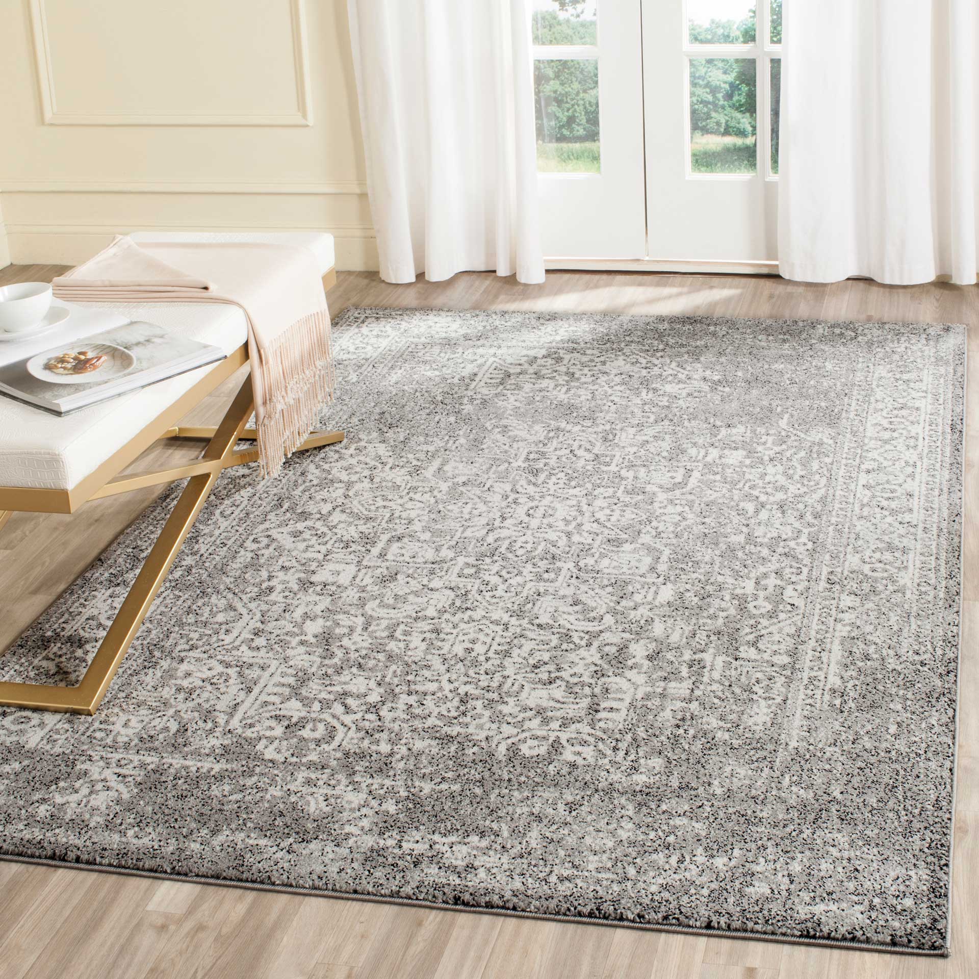 Evoke Oriental Gray/Ivory Area Rug - Image 9