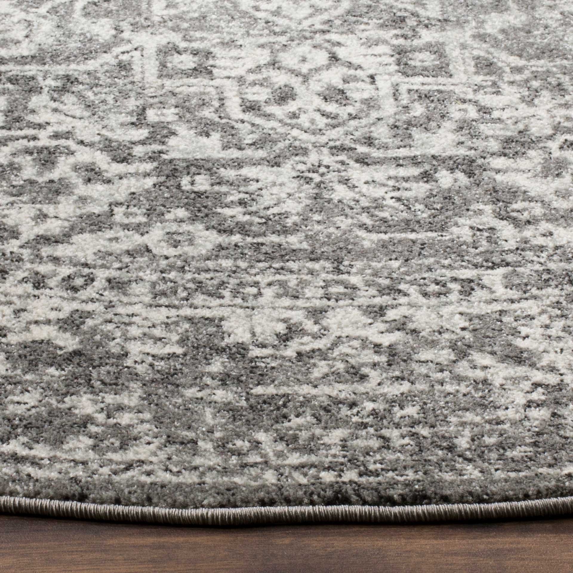Evoke Oriental Gray/Ivory Round Rug - Image 2
