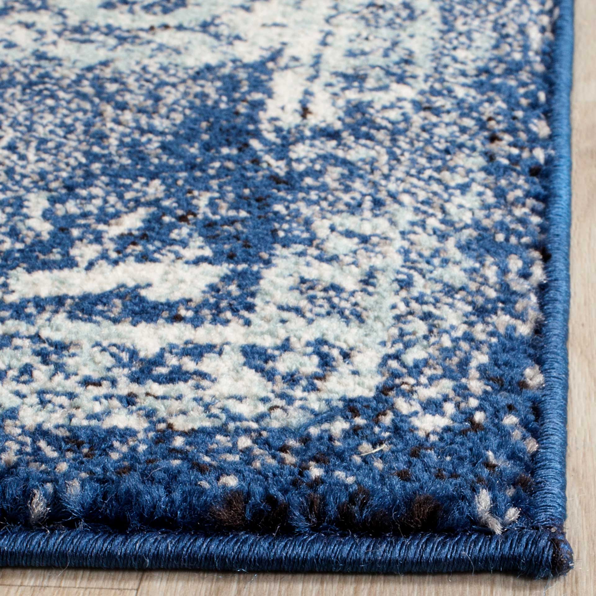 Evoke Oriental Navy/Ivory Area Rug - Image 8