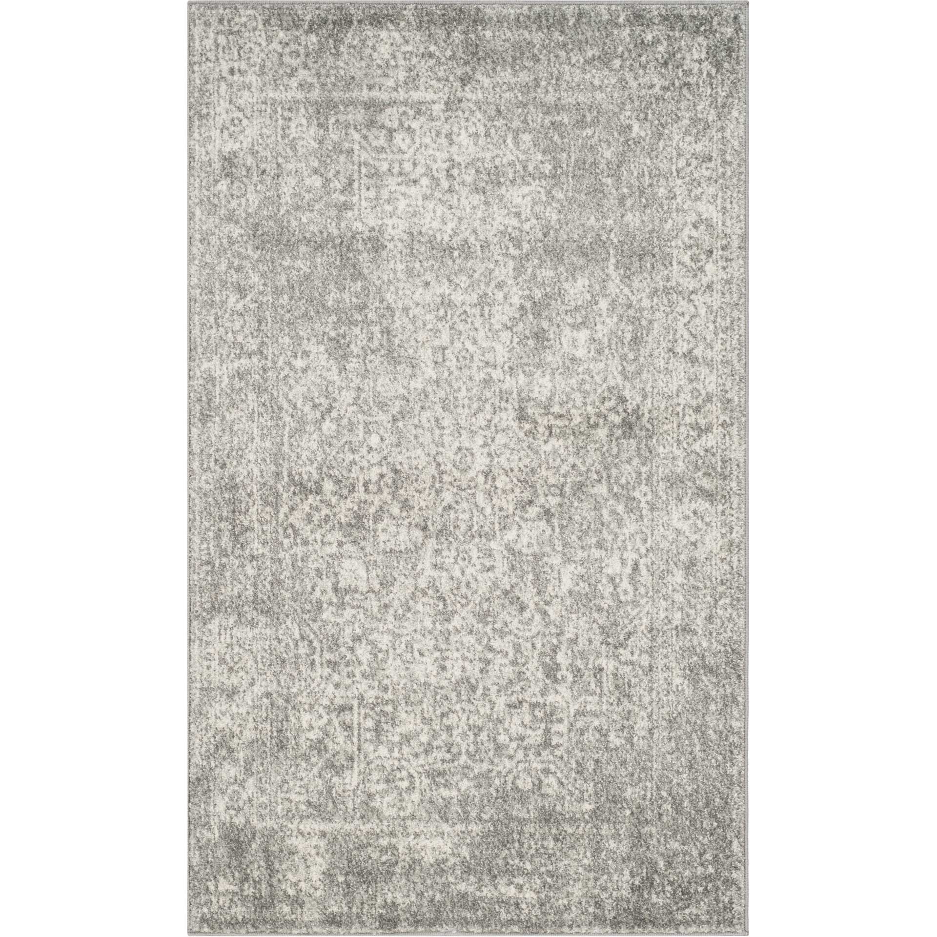 Evoke Oriental Silver/Ivory Area Rug - Image 5