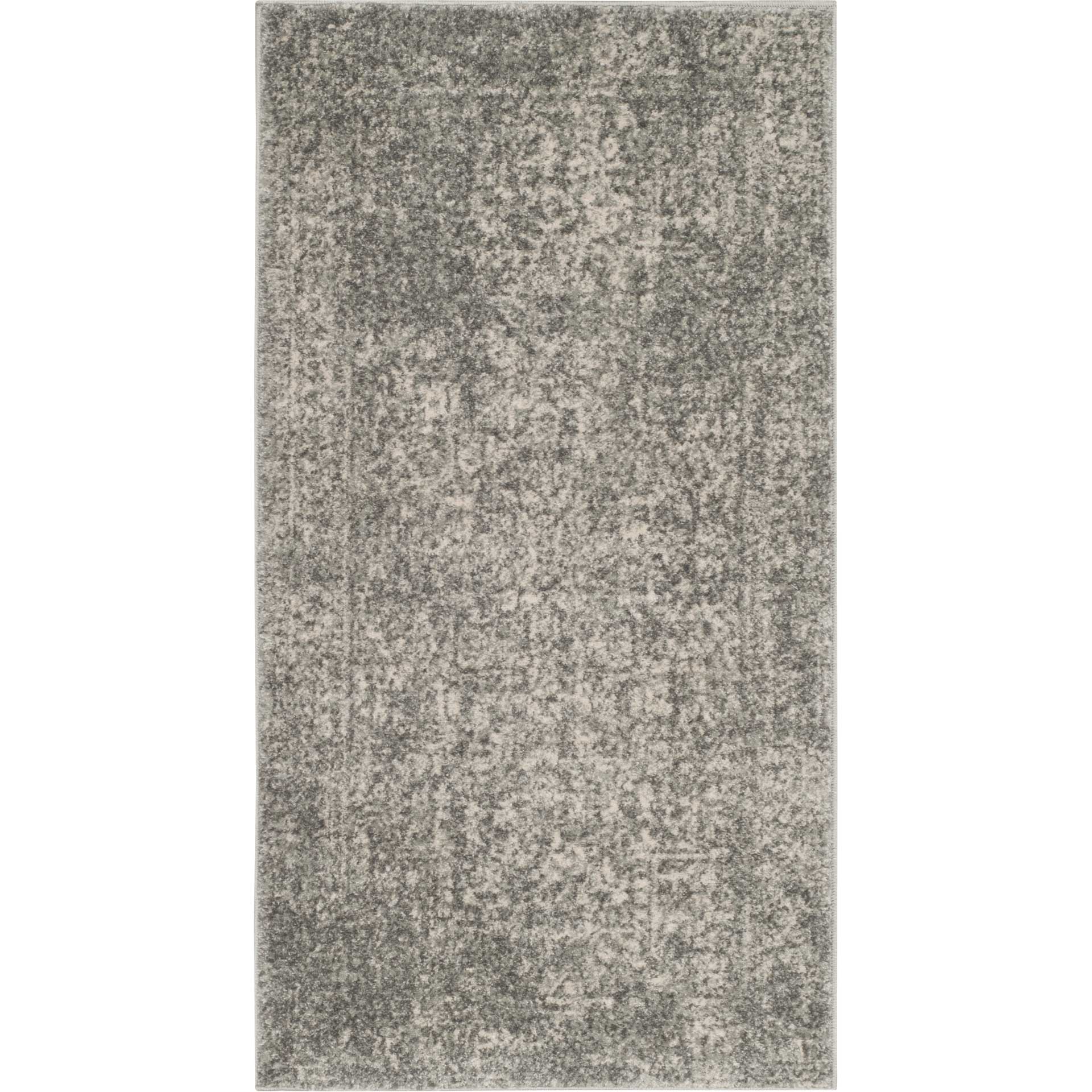 Evoke Oriental Silver/Ivory Area Rug - Image 6