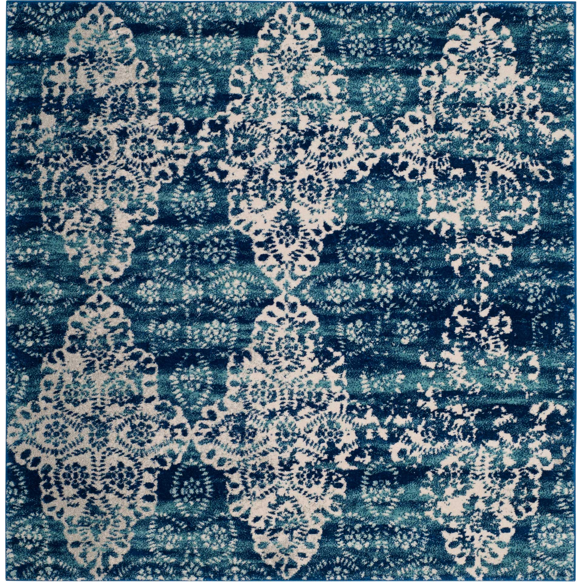 Evoke Royal/Ivory Area Rug - Image 3