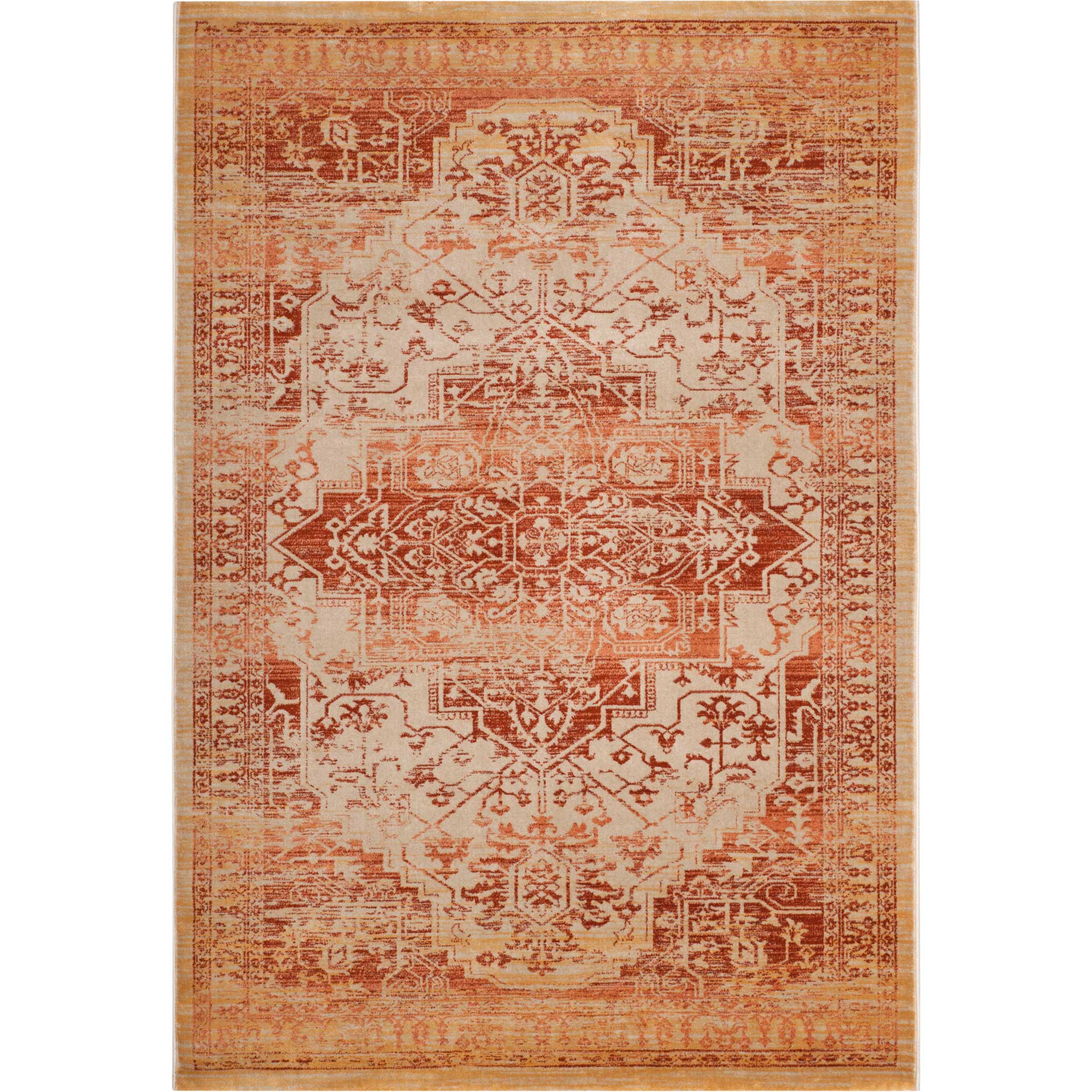 Evoke Rust/Creme Area Rug - Image 2