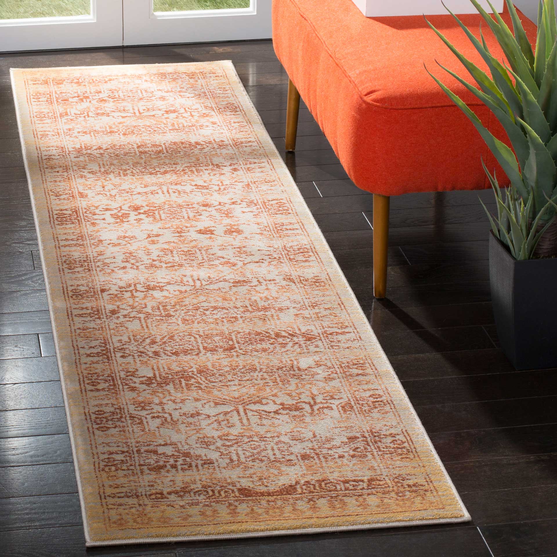 Evoke Rust/Creme Runner Rug - Image 2