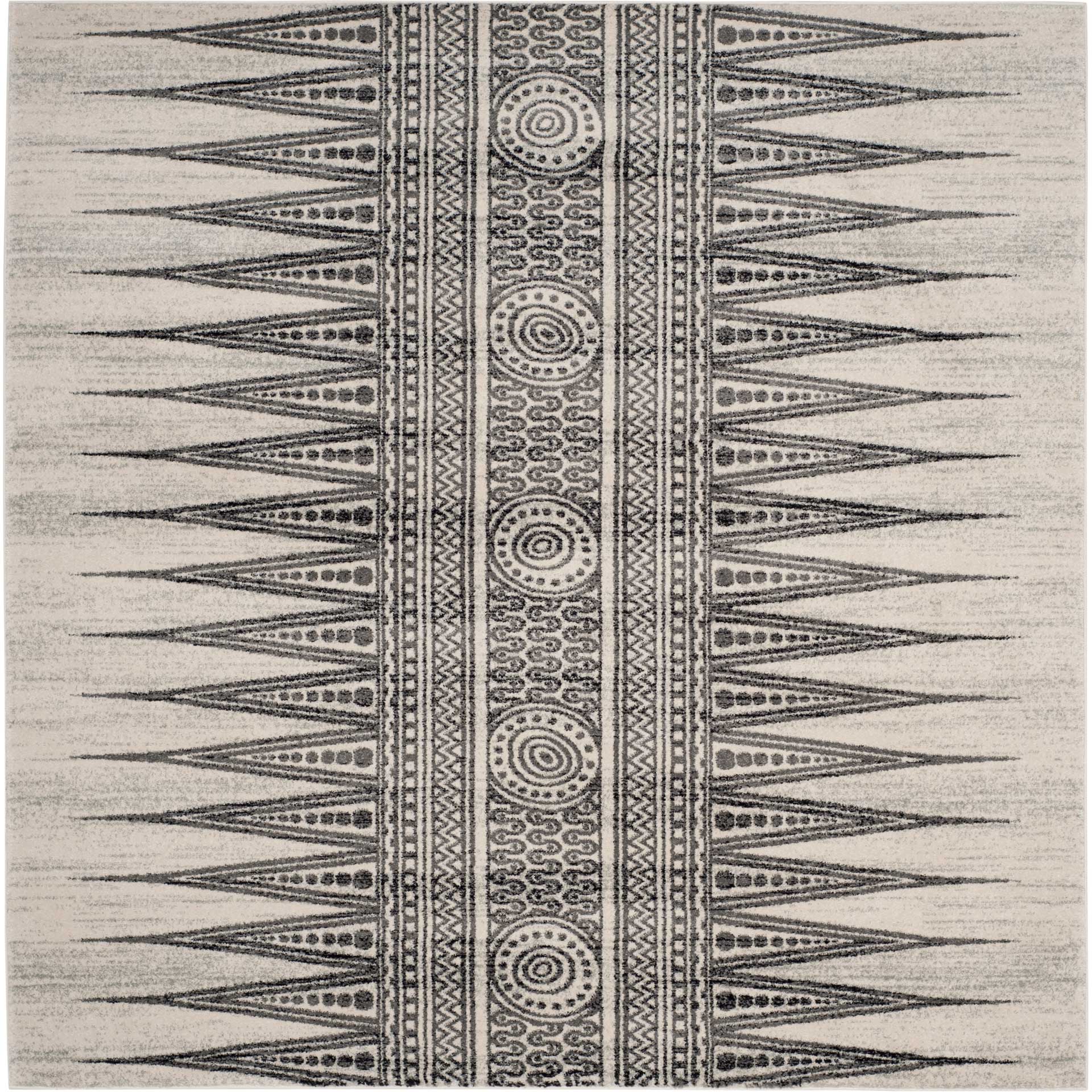Evoke Tribal Ivory/Gray Area Rug - Image 2