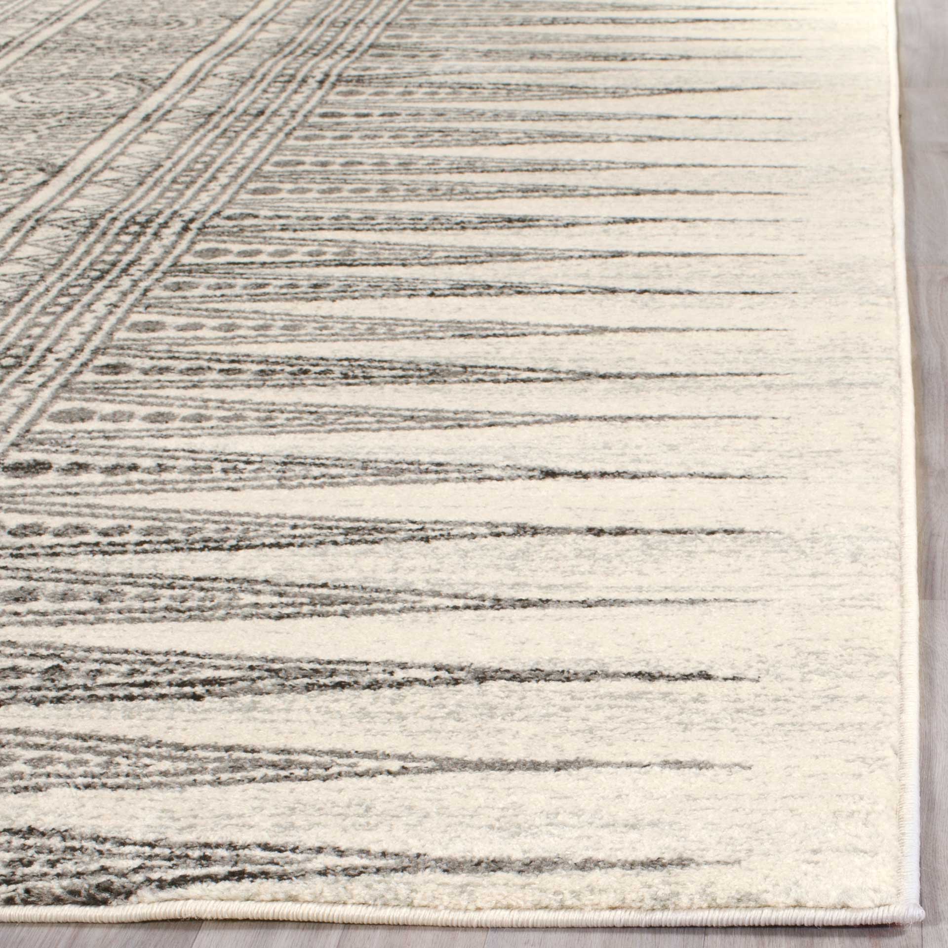 Evoke Tribal Ivory/Gray Area Rug - Image 7