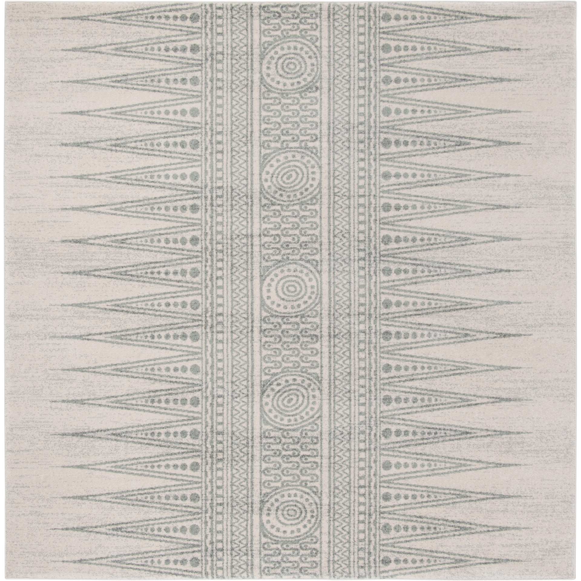 Evoke Tribal Ivory/Silver Area Rug - Image 2