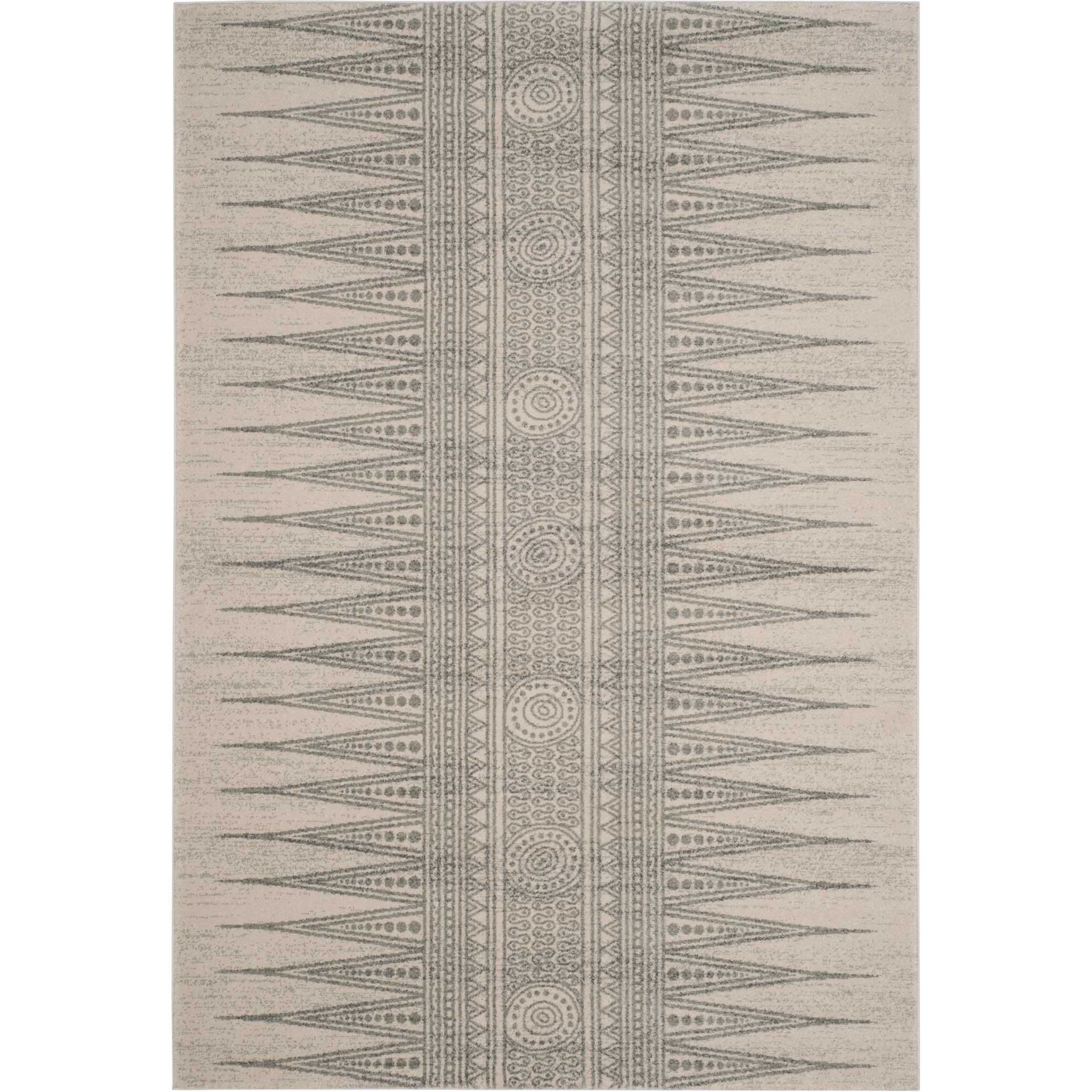 Evoke Tribal Ivory/Silver Area Rug - Image 3