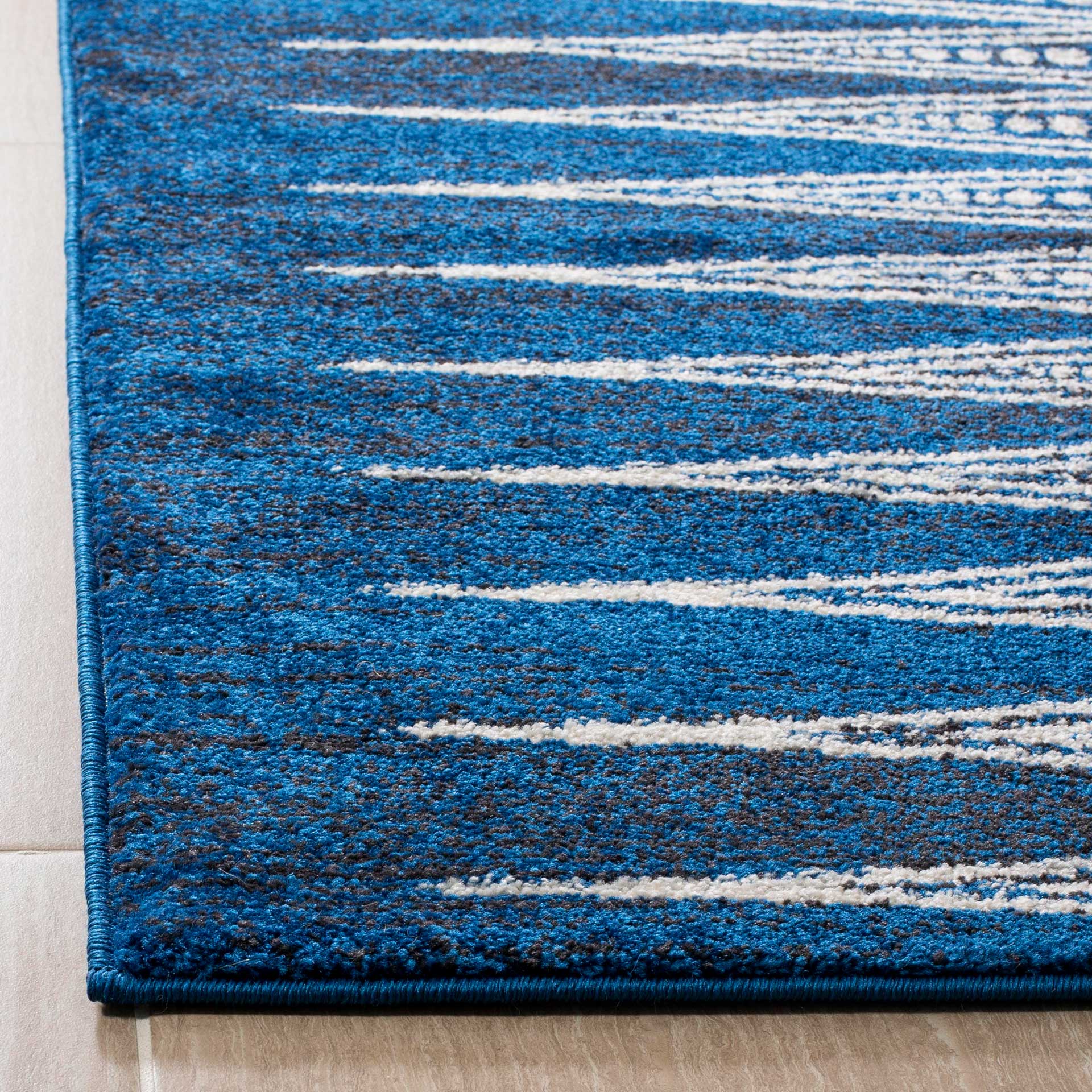 Evoke Tribal Royal/Ivory Area Rug - Image 7