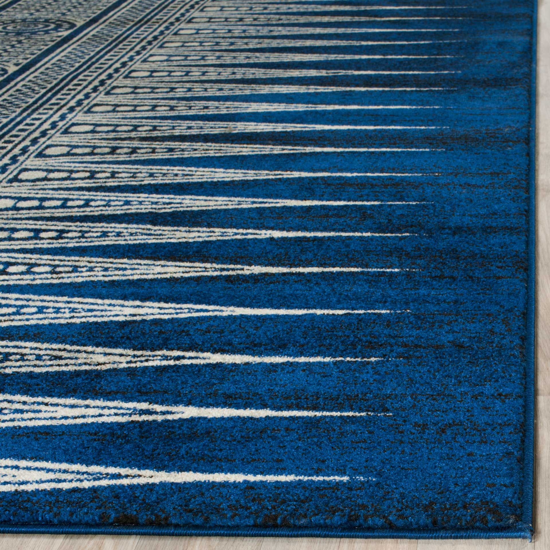 Evoke Tribal Royal/Ivory Area Rug - Image 8
