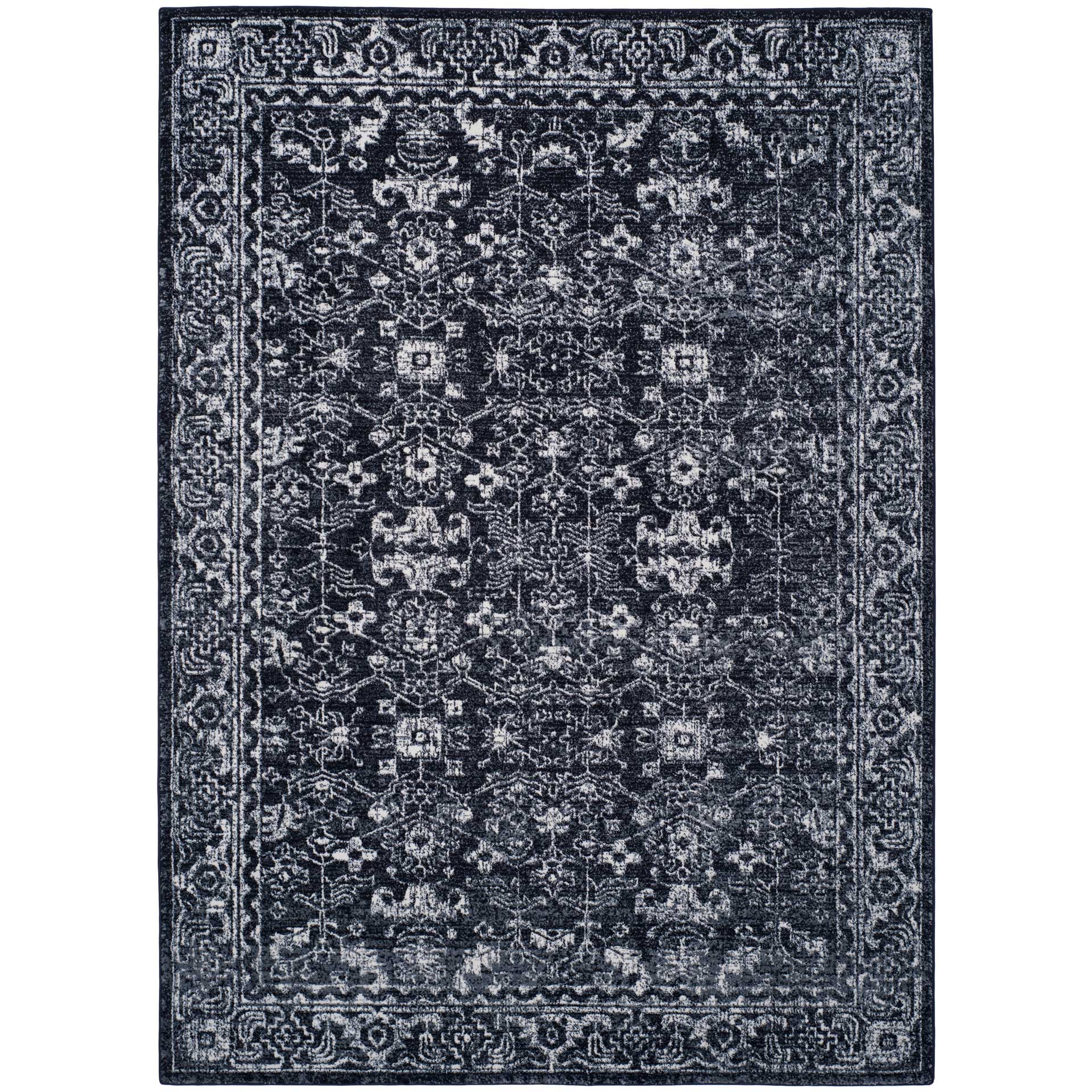 Evoke Vintage Charcoal/Ivory Area Rug - Image 2