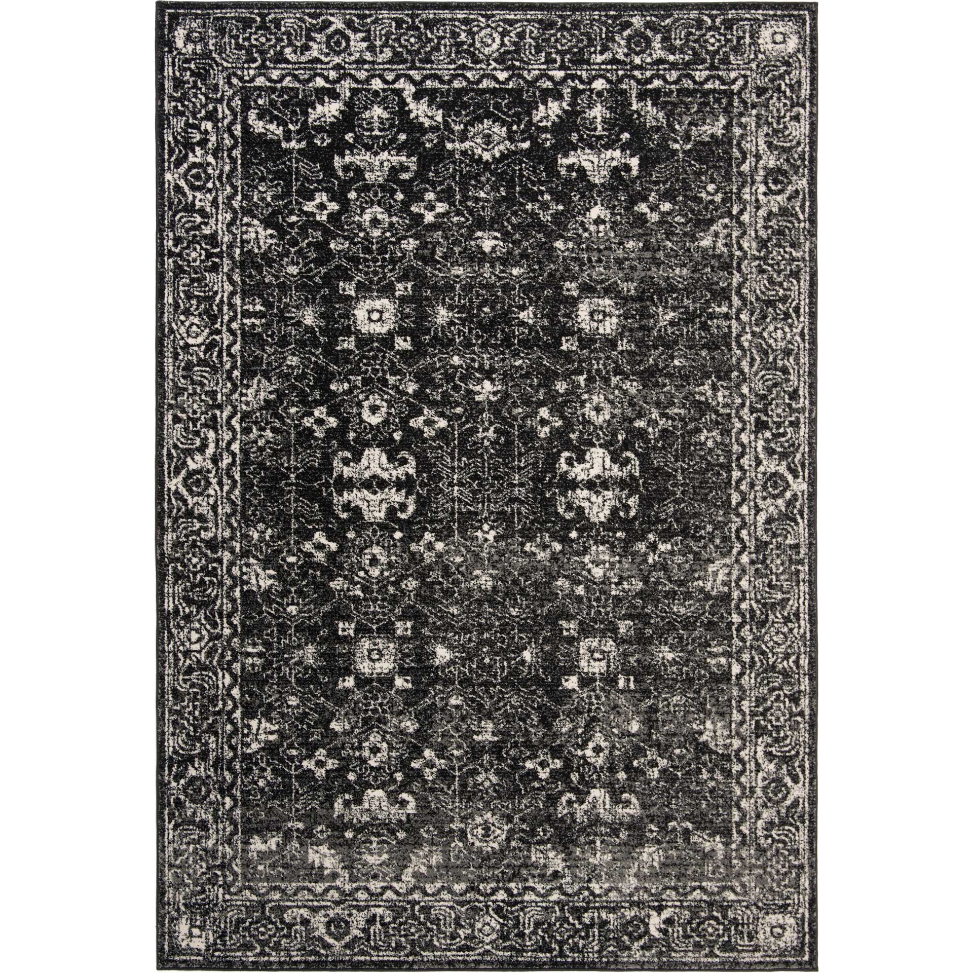 Evoke Vintage Charcoal/Ivory Area Rug - Image 4