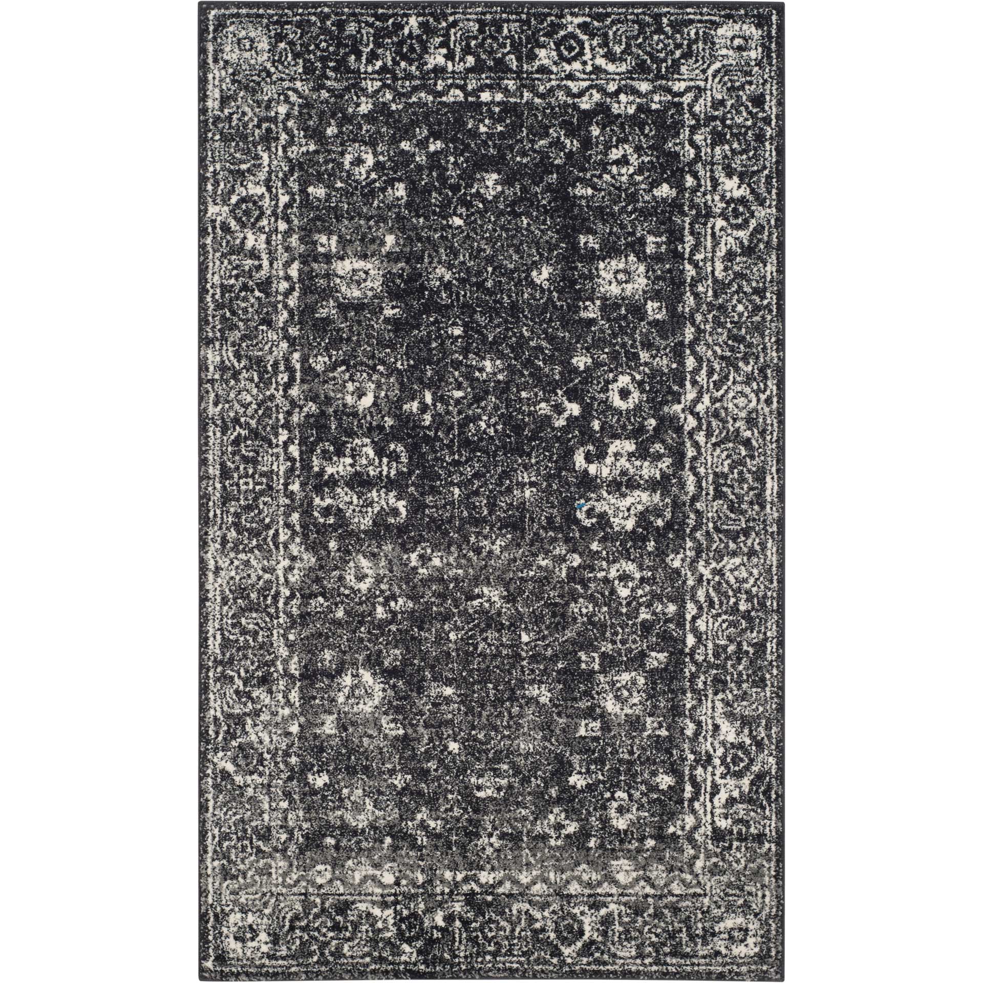 Evoke Vintage Charcoal/Ivory Area Rug - Image 5