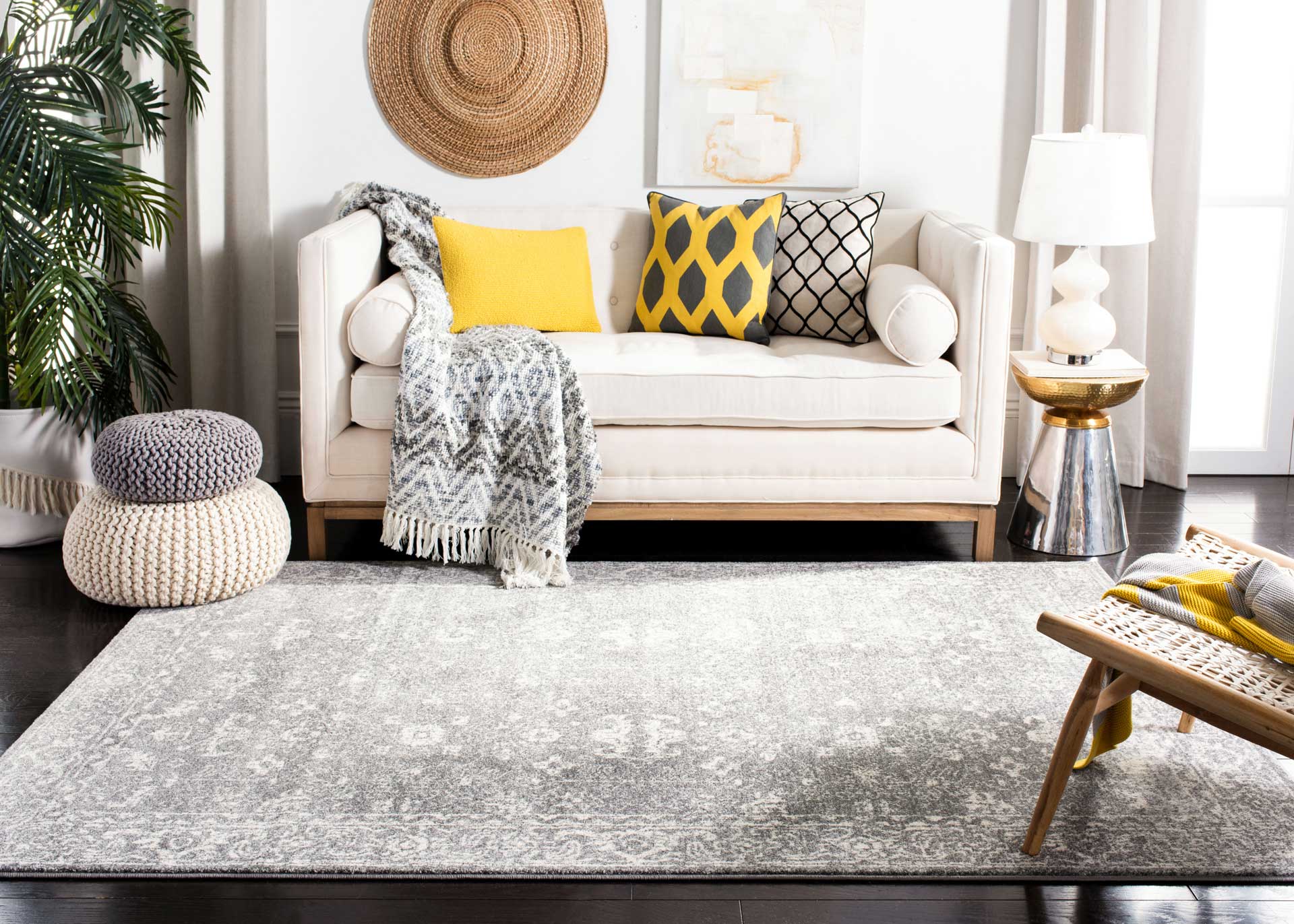 Evoke Vintage Gray/Ivory Area Rug - Image 13