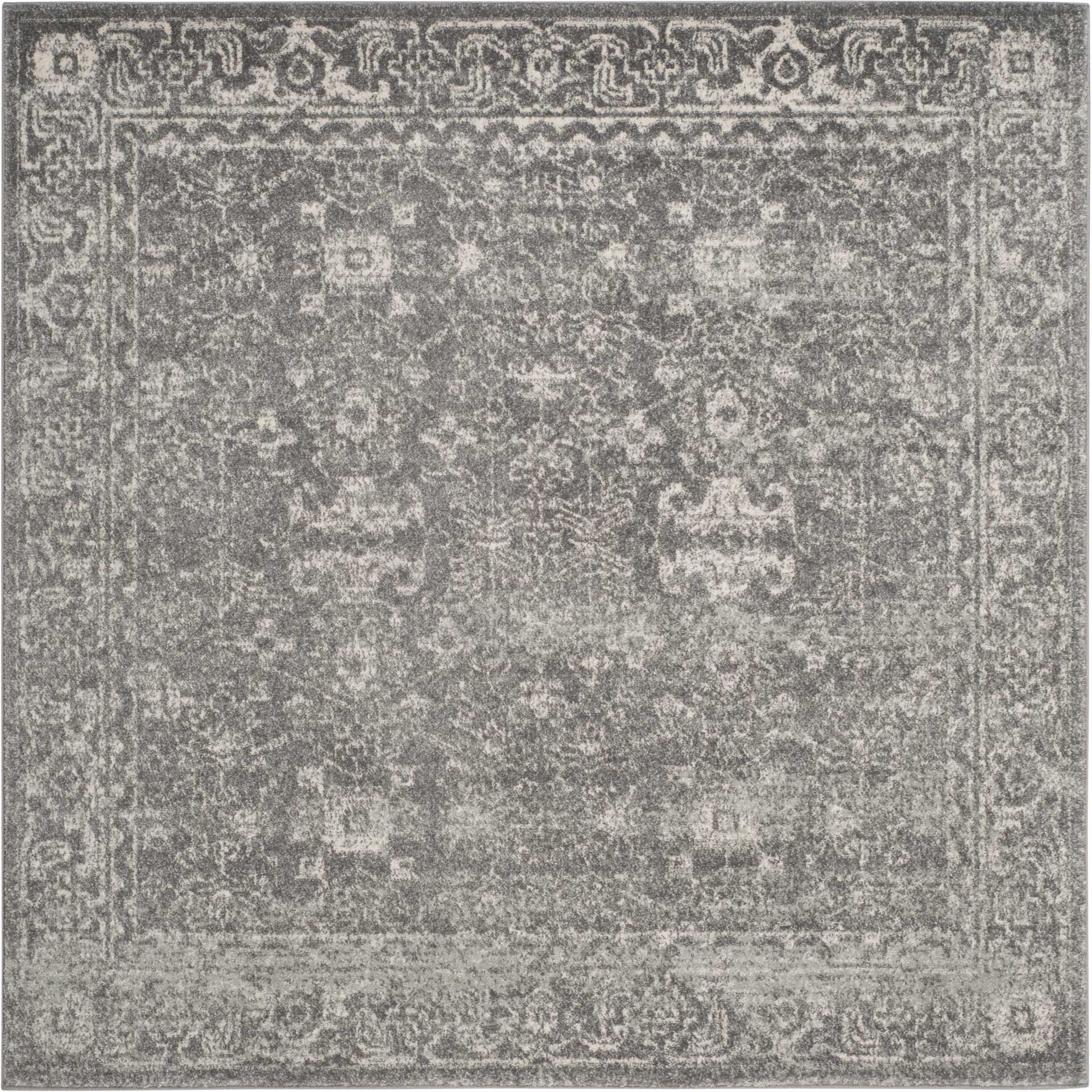 Evoke Vintage Gray/Ivory Area Rug - Image 4