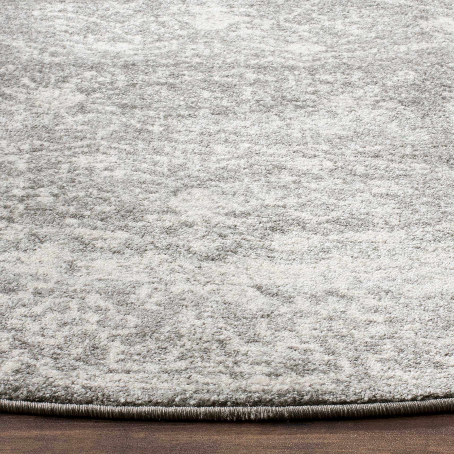 Evoke Vintage Gray/Ivory Round Rug - Image 3