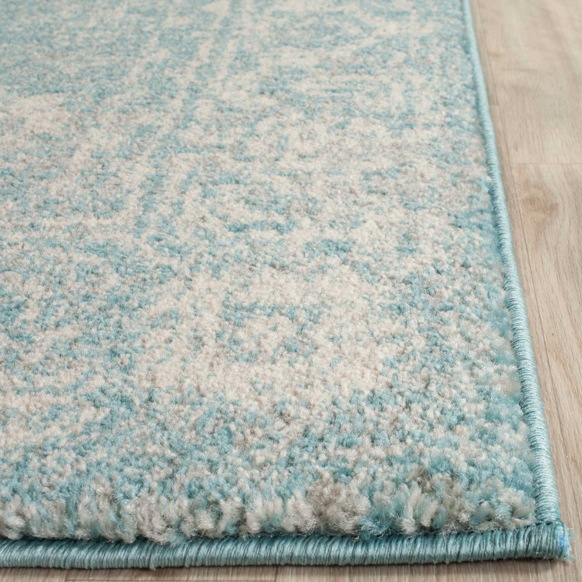 Evoke Vintage Light Blue/Ivory Area Rug - Image 7