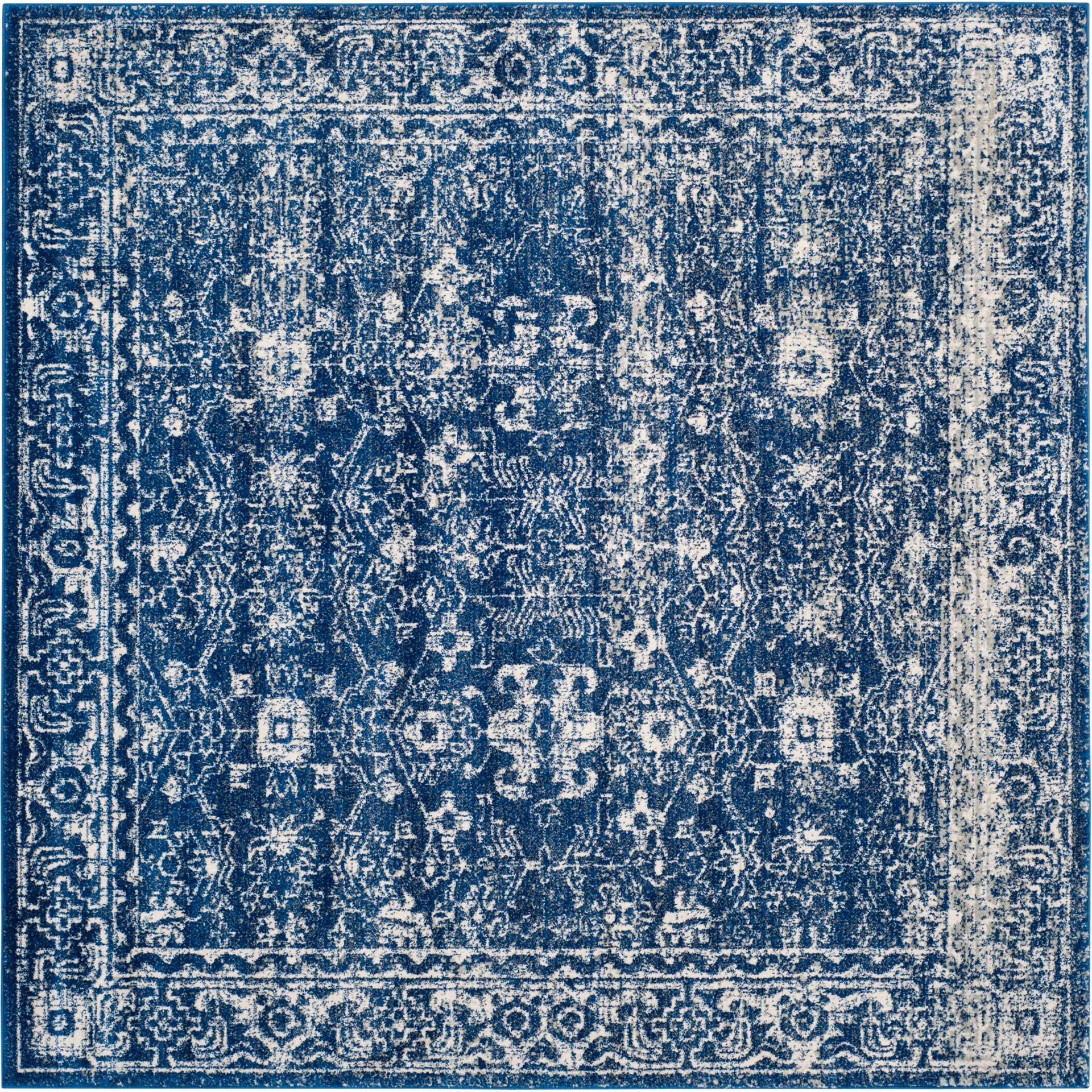 Evoke Vintage Navy/Ivory Area Rug - Image 3