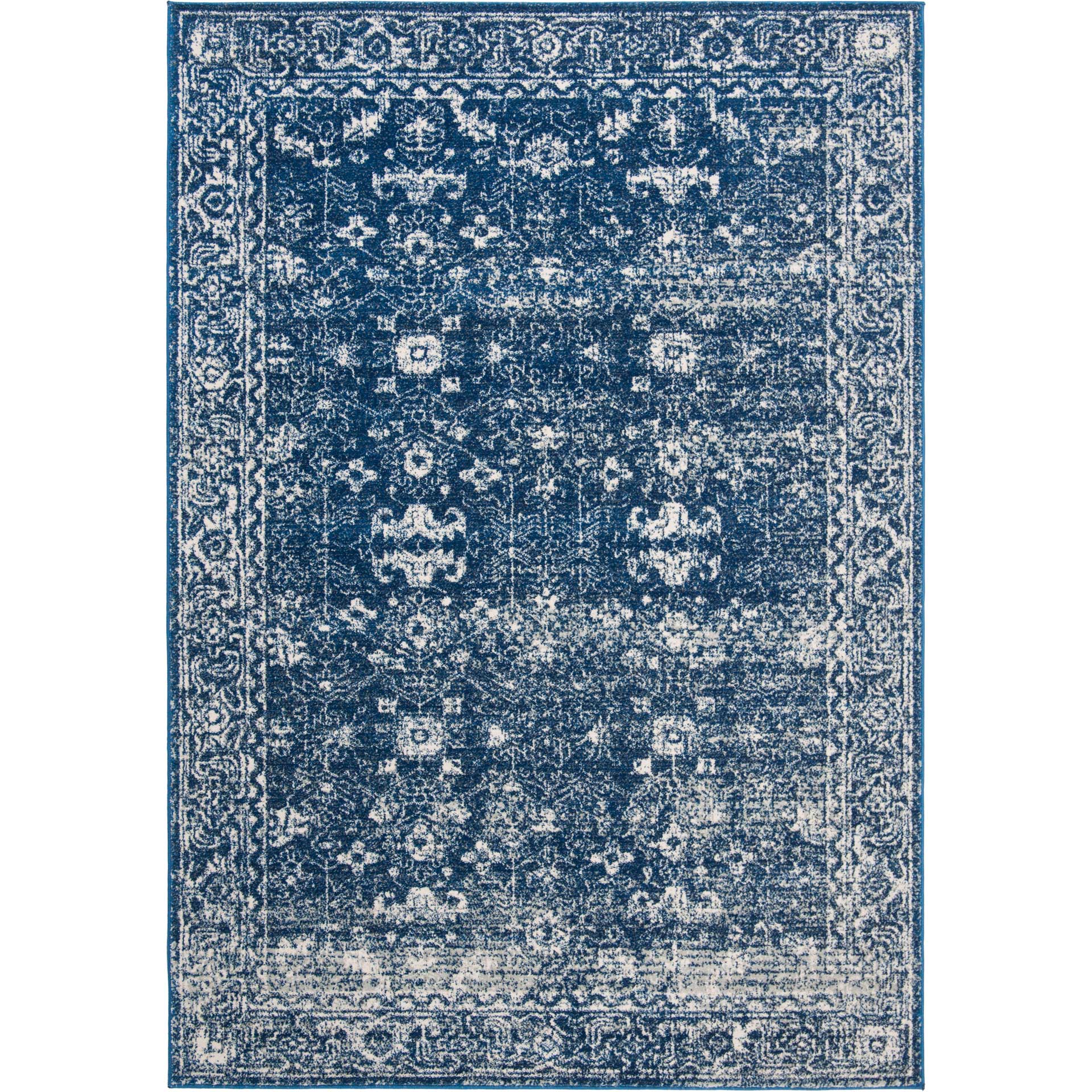 Evoke Vintage Navy/Ivory Area Rug - Image 4