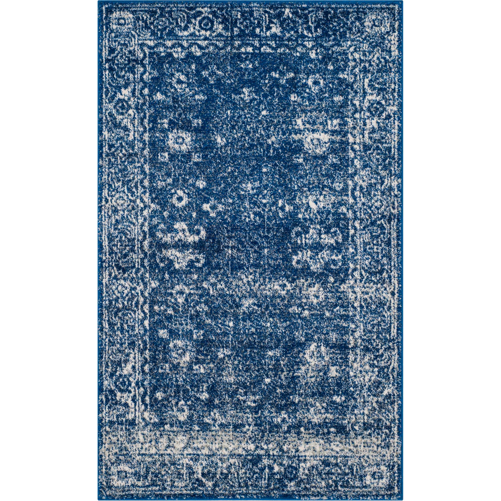 Evoke Vintage Navy/Ivory Area Rug - Image 5