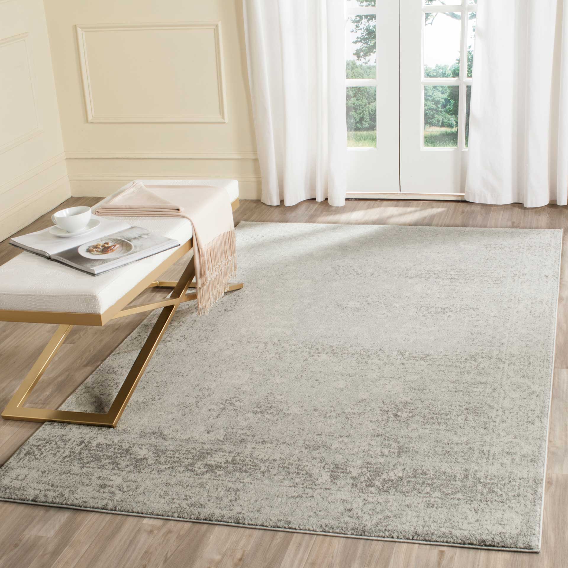 Evoke Vintage Silver/Ivory Area Rug - Image 10