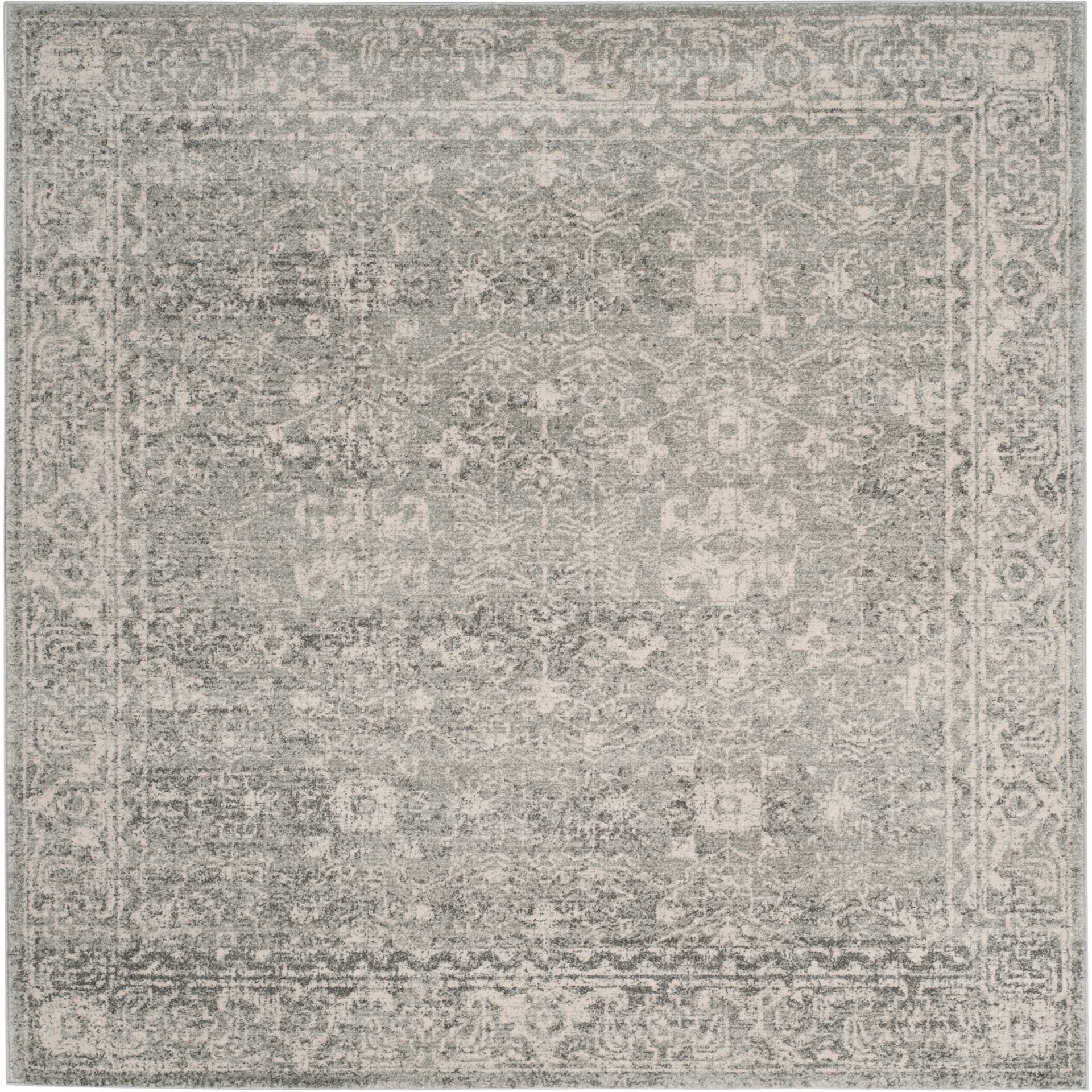 Evoke Vintage Silver/Ivory Area Rug - Image 2