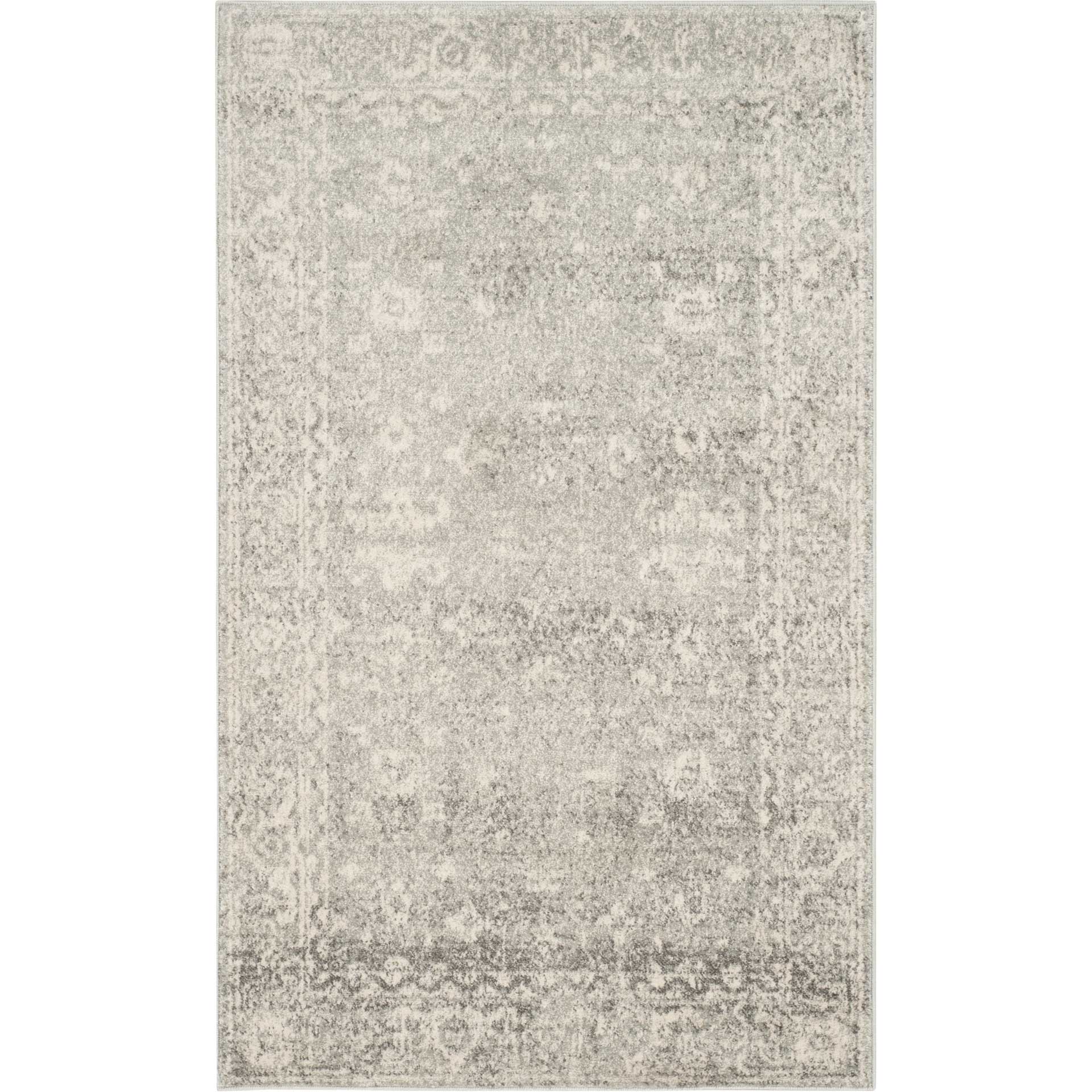 Evoke Vintage Silver/Ivory Area Rug - Image 5