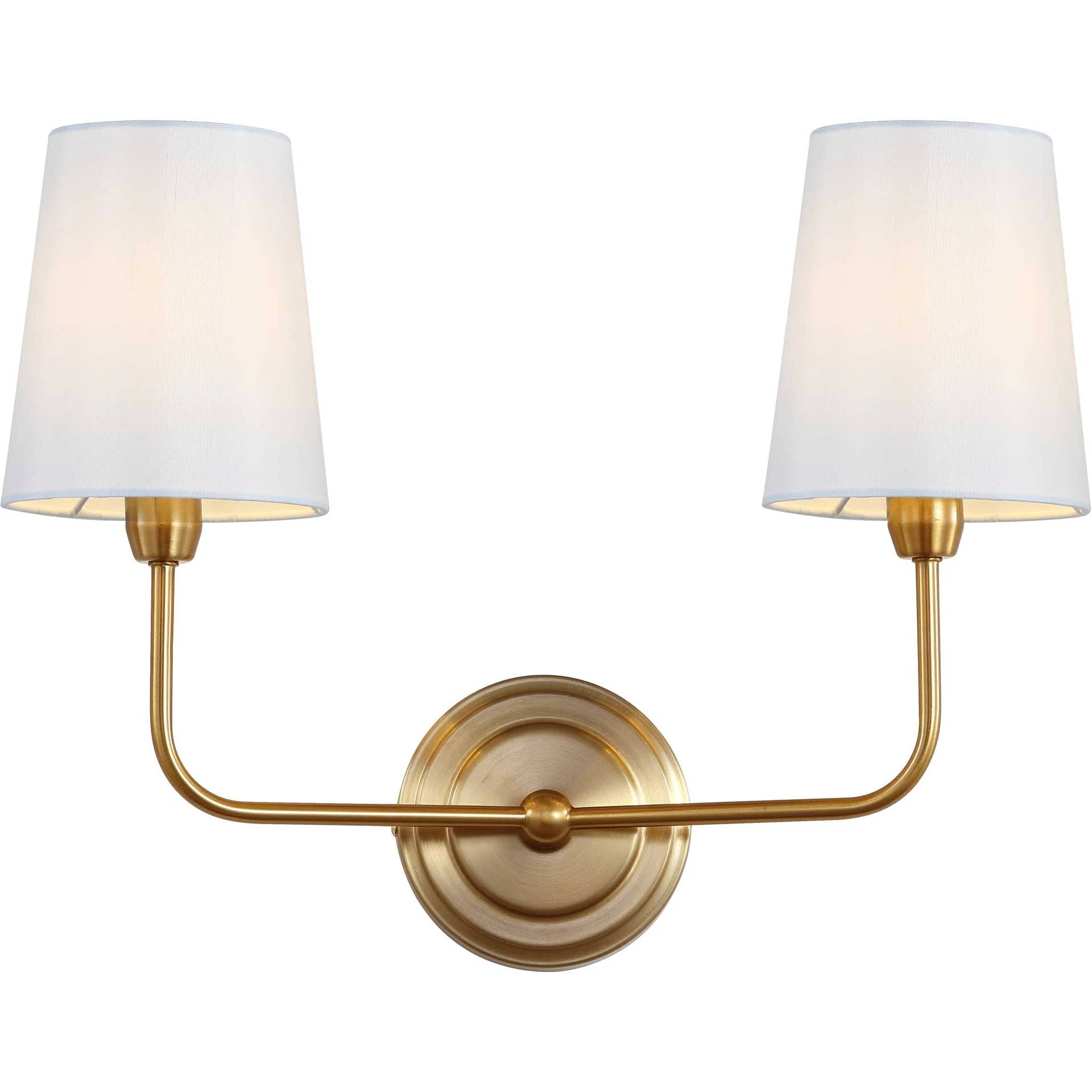 Ezequiel Two Light Wall Sconce Brass Gold - Image 2