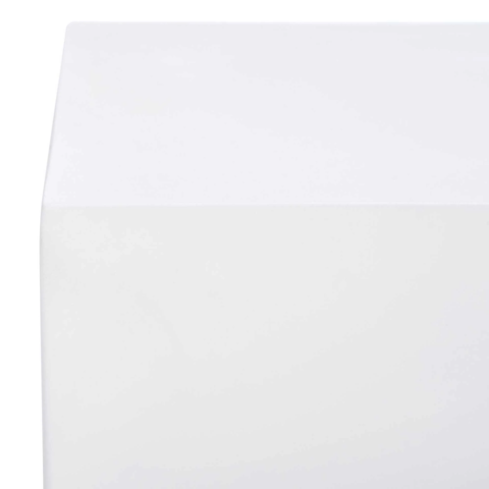 Ezra Faux Concrete Coffee Table White - Image 4