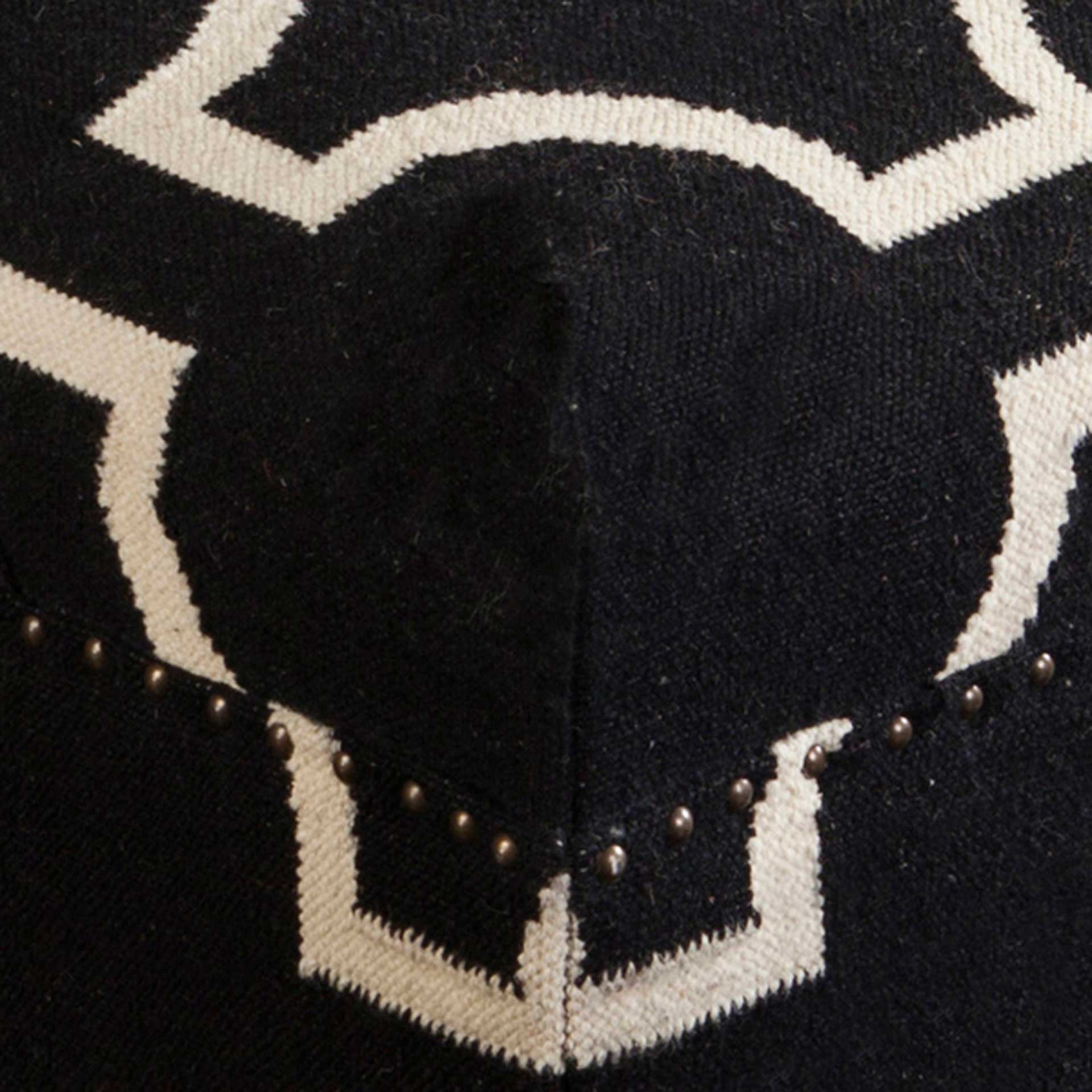 Fabian Ottoman Black/Beige - Image 2