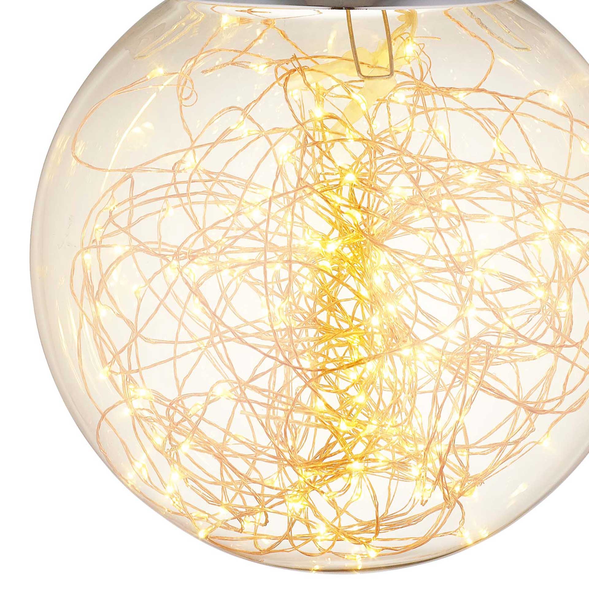 Fabius Pendant Chandelier Chrome/Clear - Image 3