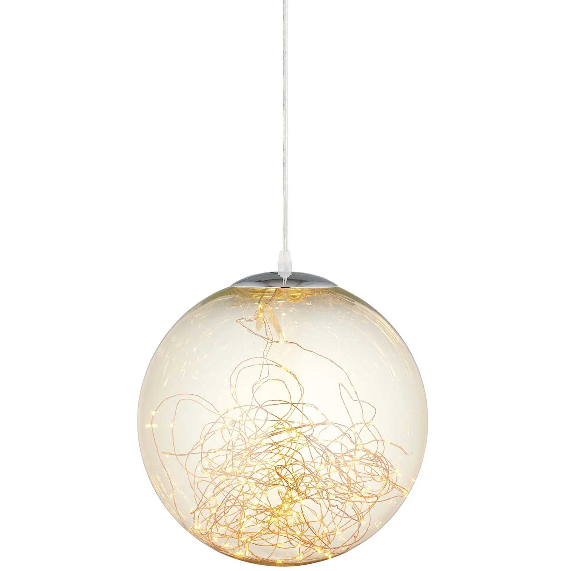 Fabius Pendant Chandelier Chrome/Clear - Image 7
