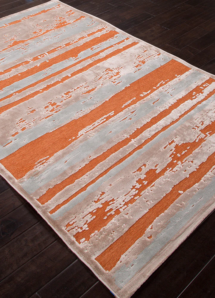 Fables Dazzle Apricot Orange/Barely Blue Area Rug - Image 2