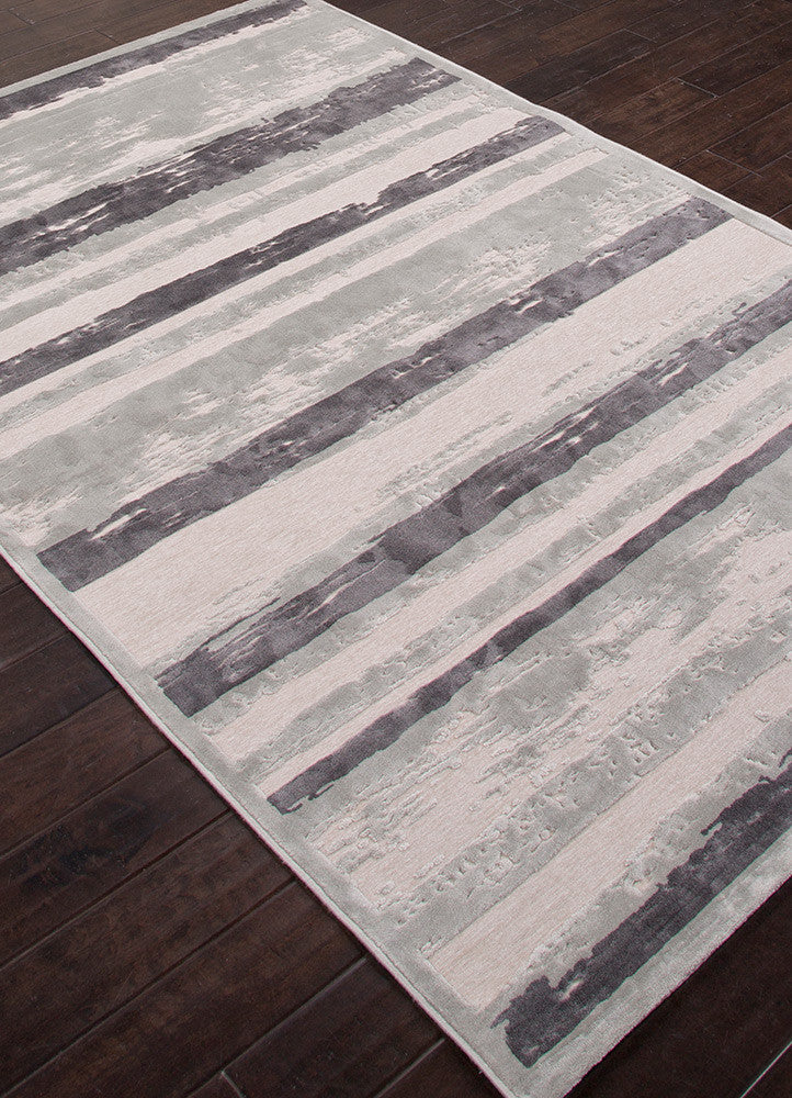 Fables Dazzle Light Gray/Plum Kitten Area Rug - Image 2