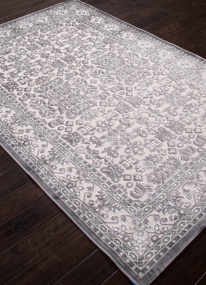 Fables Regal Light Gray/Plum Kitten Area Rug - Image 2