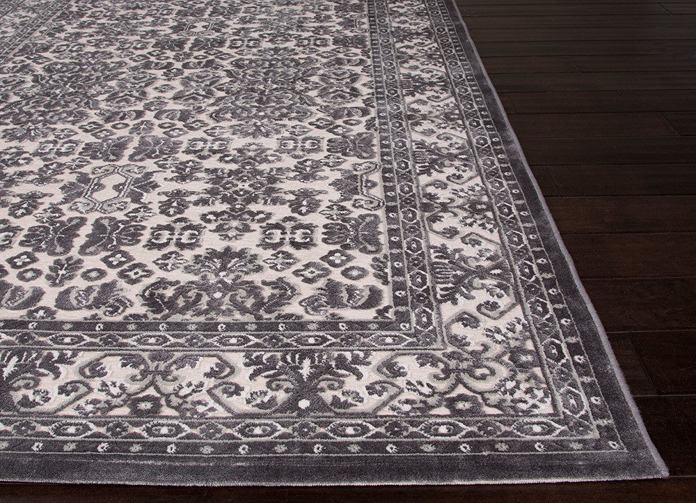 Fables Regal Light Gray/Plum Kitten Area Rug - Image 3