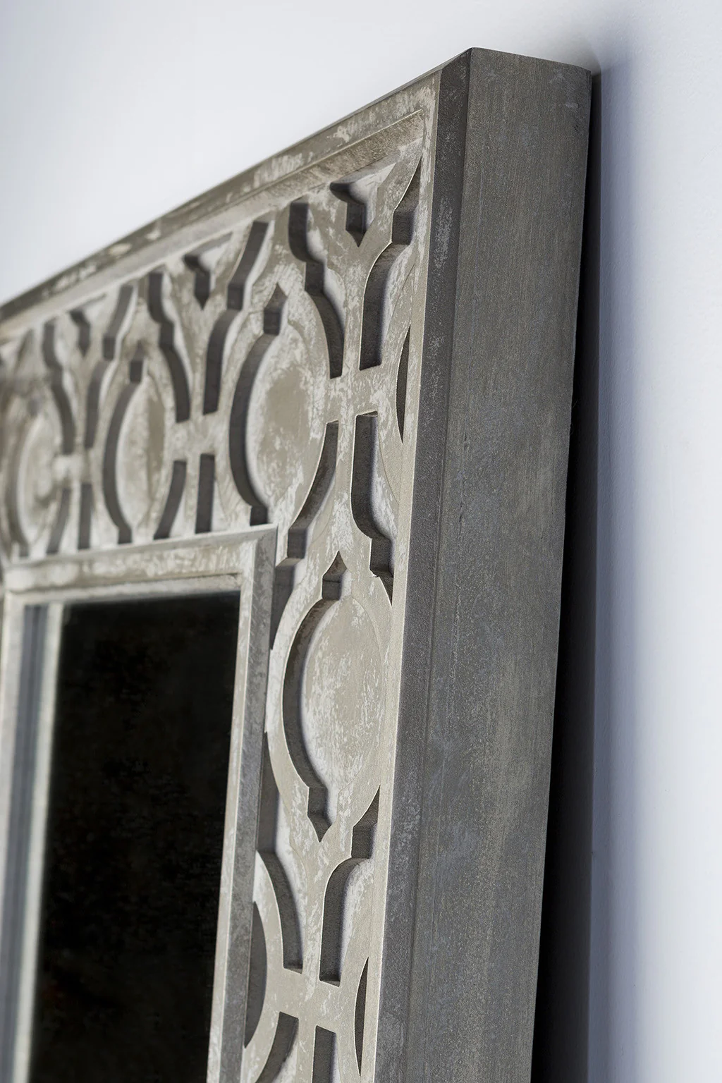 Fables Weathered Pewter Wall Mirror - Image 3