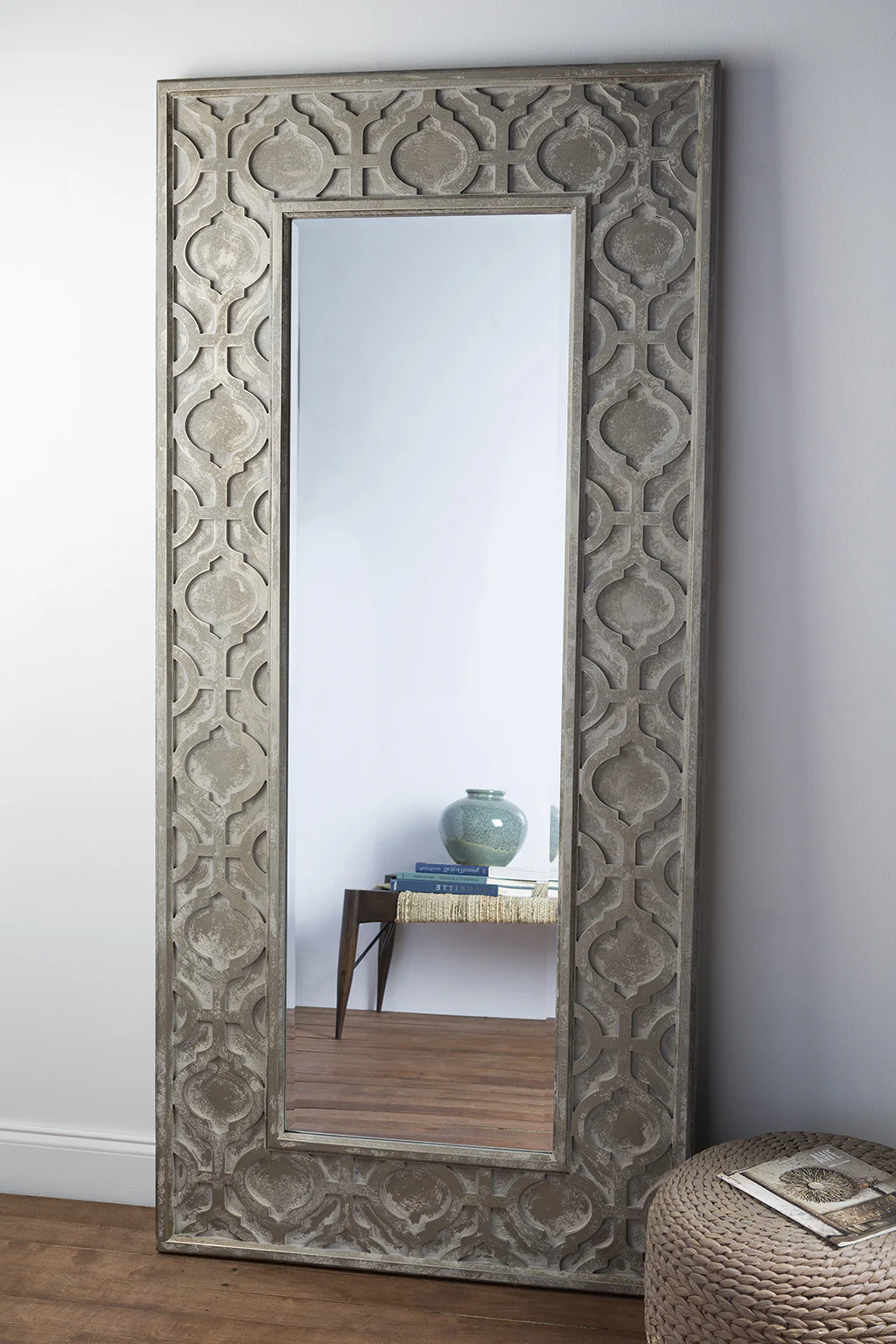 Fables Weathered Pewter Wall Mirror - Image 4