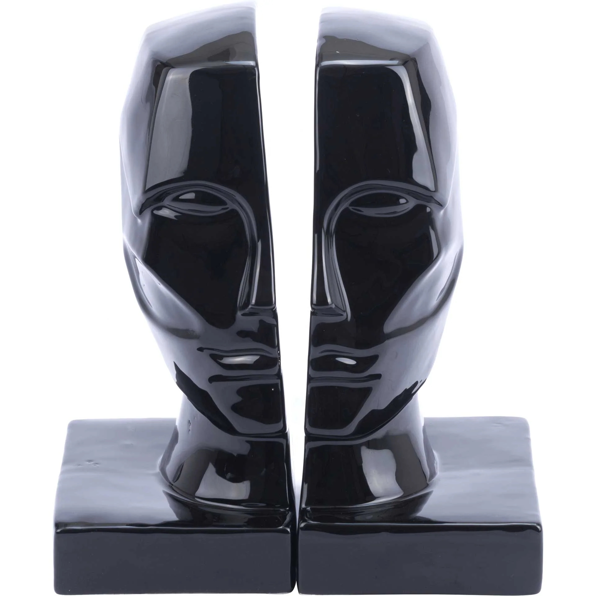 Face Bookends Black - Image 4
