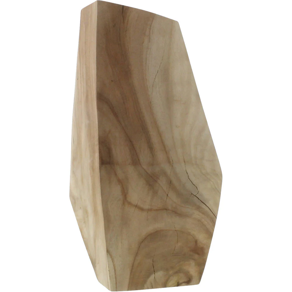 Faceted Wood Object - Image 2