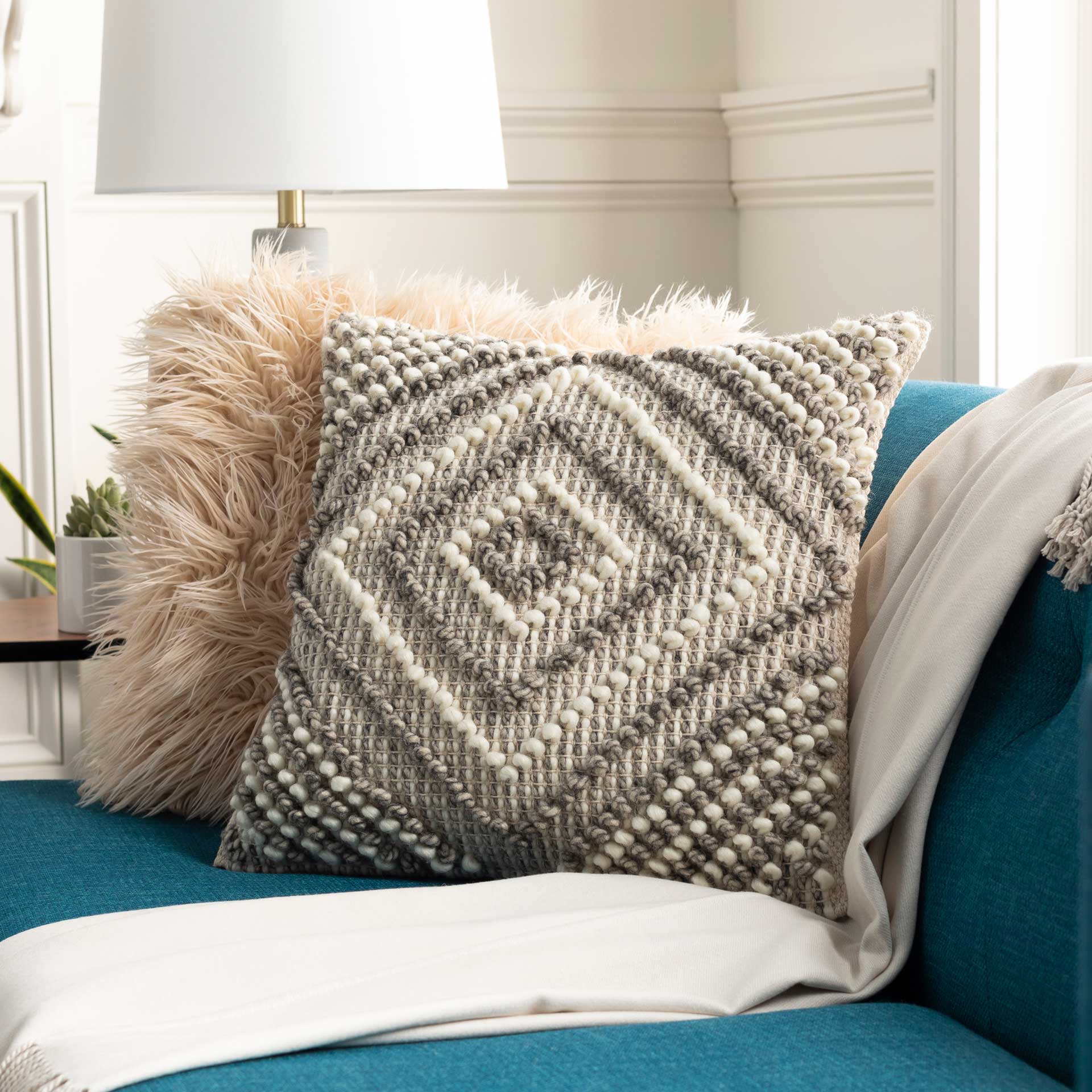 Faisal Pillow Cream/Khaki - Image 3