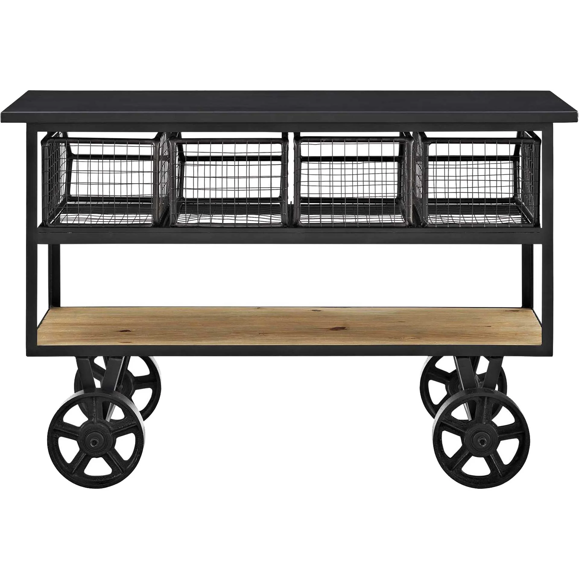 Faith Serving Stand Brown - Image 2