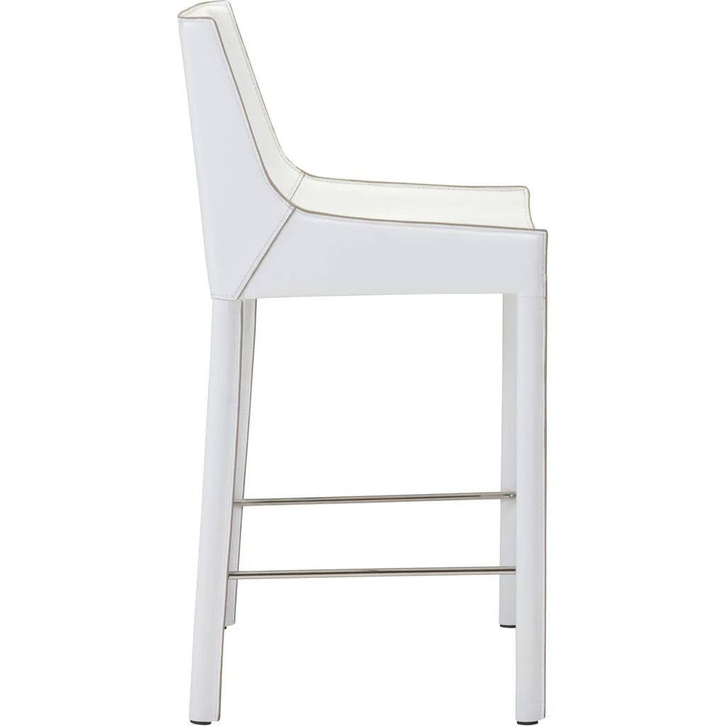 Fallon Bar Chair White (Set of 2) - Image 2