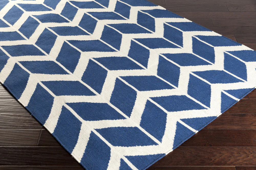 Fallon Cobalt/Ivory Area Rug - Image 3
