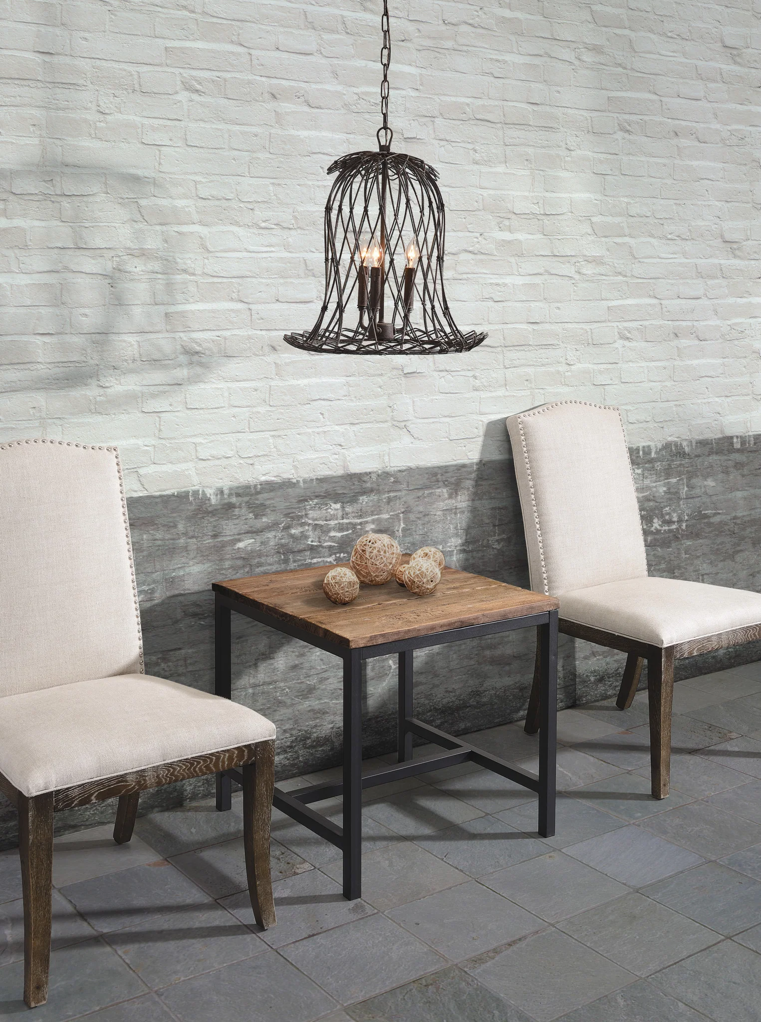 Falmouth Side Table Distressed Natural - Image 4